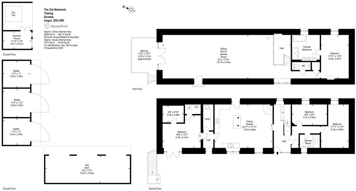 The Old Watermill, Balnuith Farm, Tealing, Dundee, Angus, DD4 floorplan
