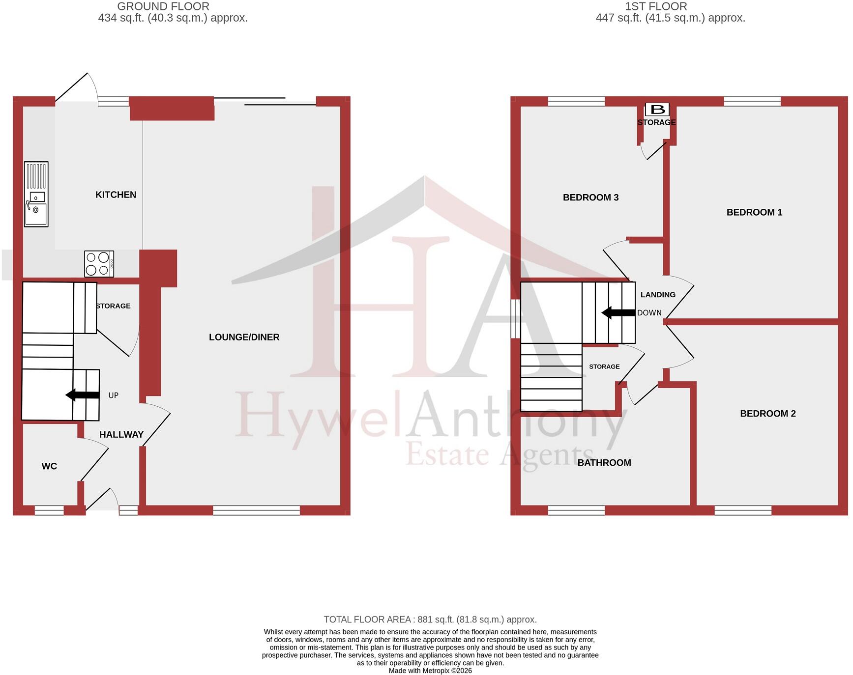 Park View, Llanharan, Pontyclun, Rhondda Cynon Taff. CF72 9RZ floorplan