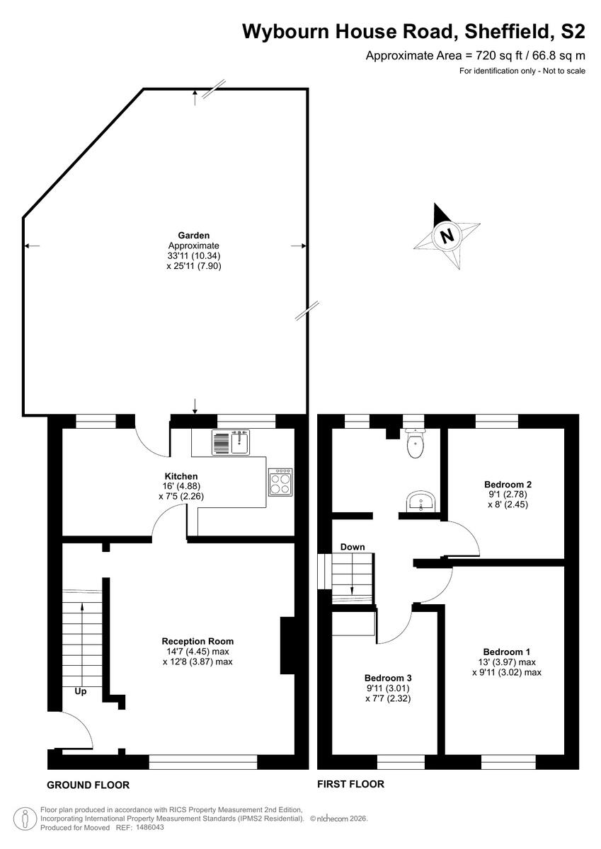 Wybourn House Road, Sheffield, S2 5 floorplan