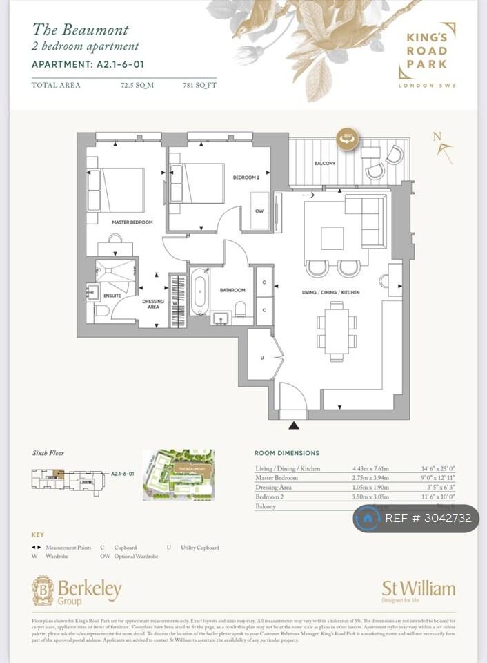 Parkland Walk, London, SW6 floorplan
