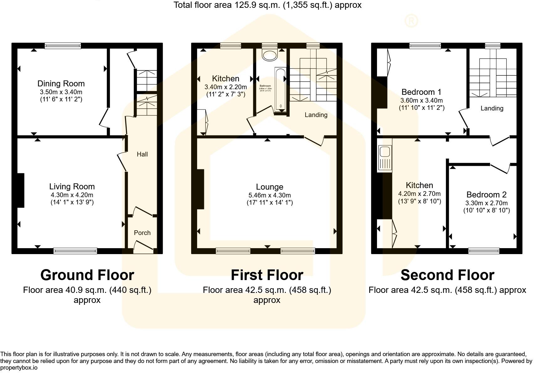 Rosedene Flats
15 West Square, Scarborough, YO11 1TW floorplan