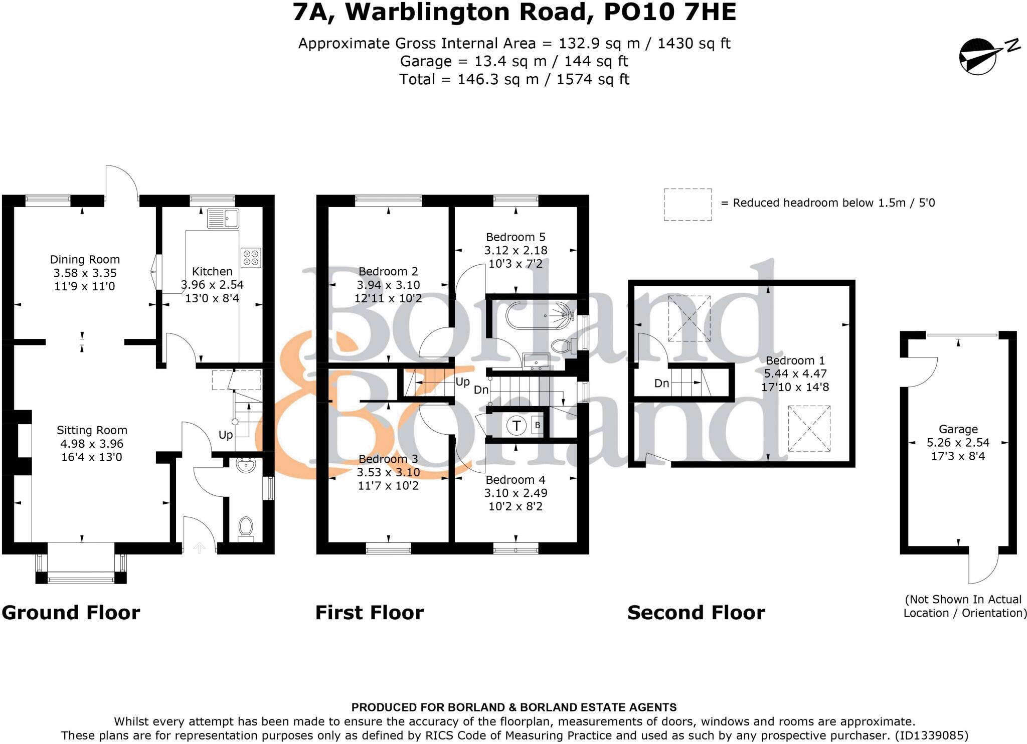 Warblington Road, Emsworth floorplan