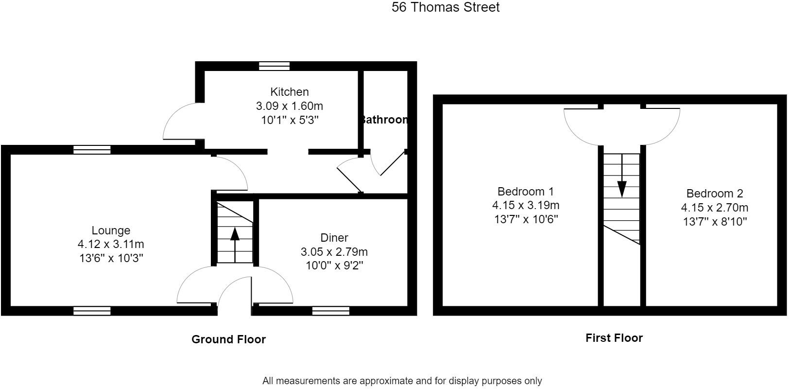 Thomas Street, Clydach Vale, CF40 2AJ floorplan