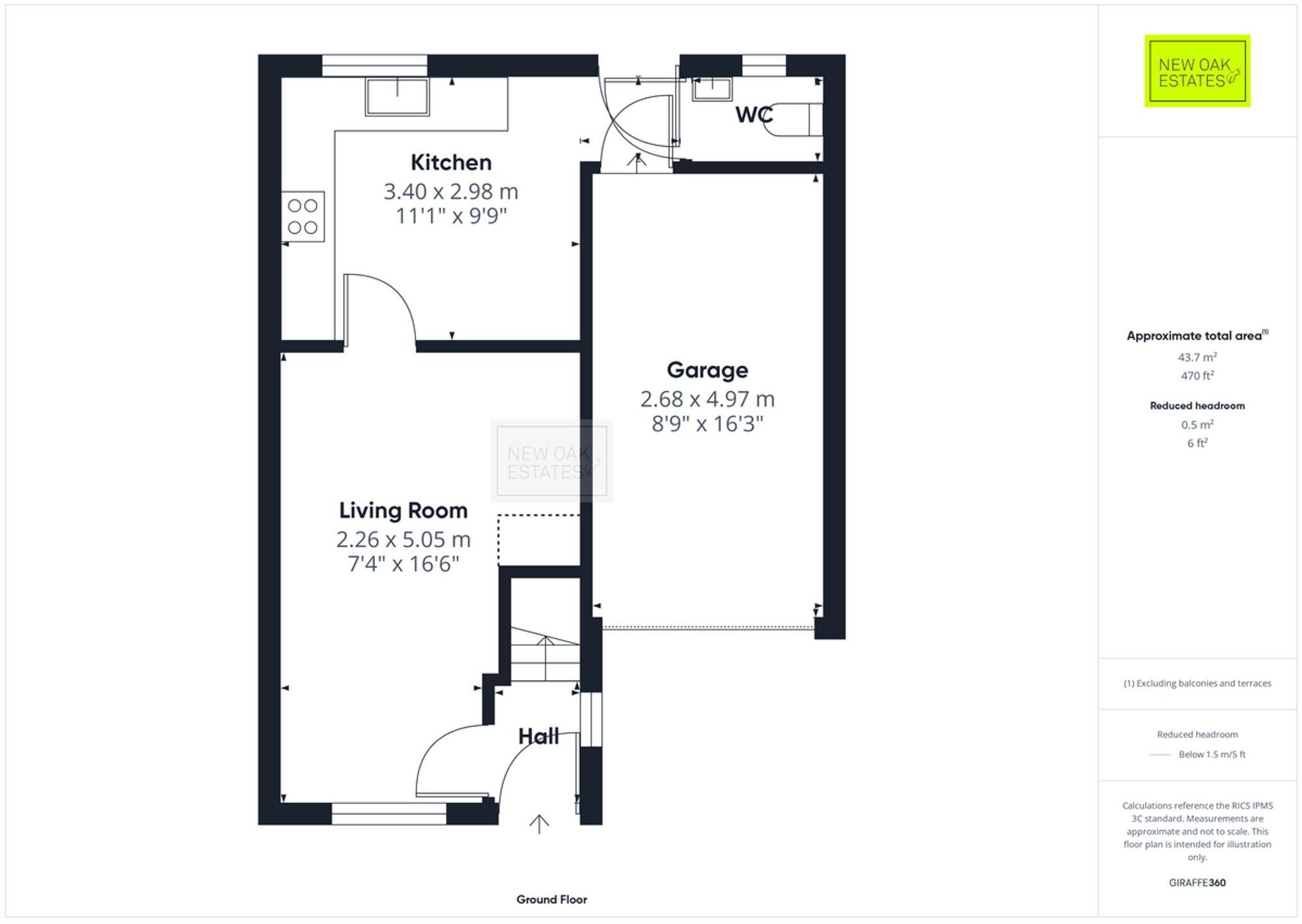 Crow Croft Road, Pilsley, S45 floorplan