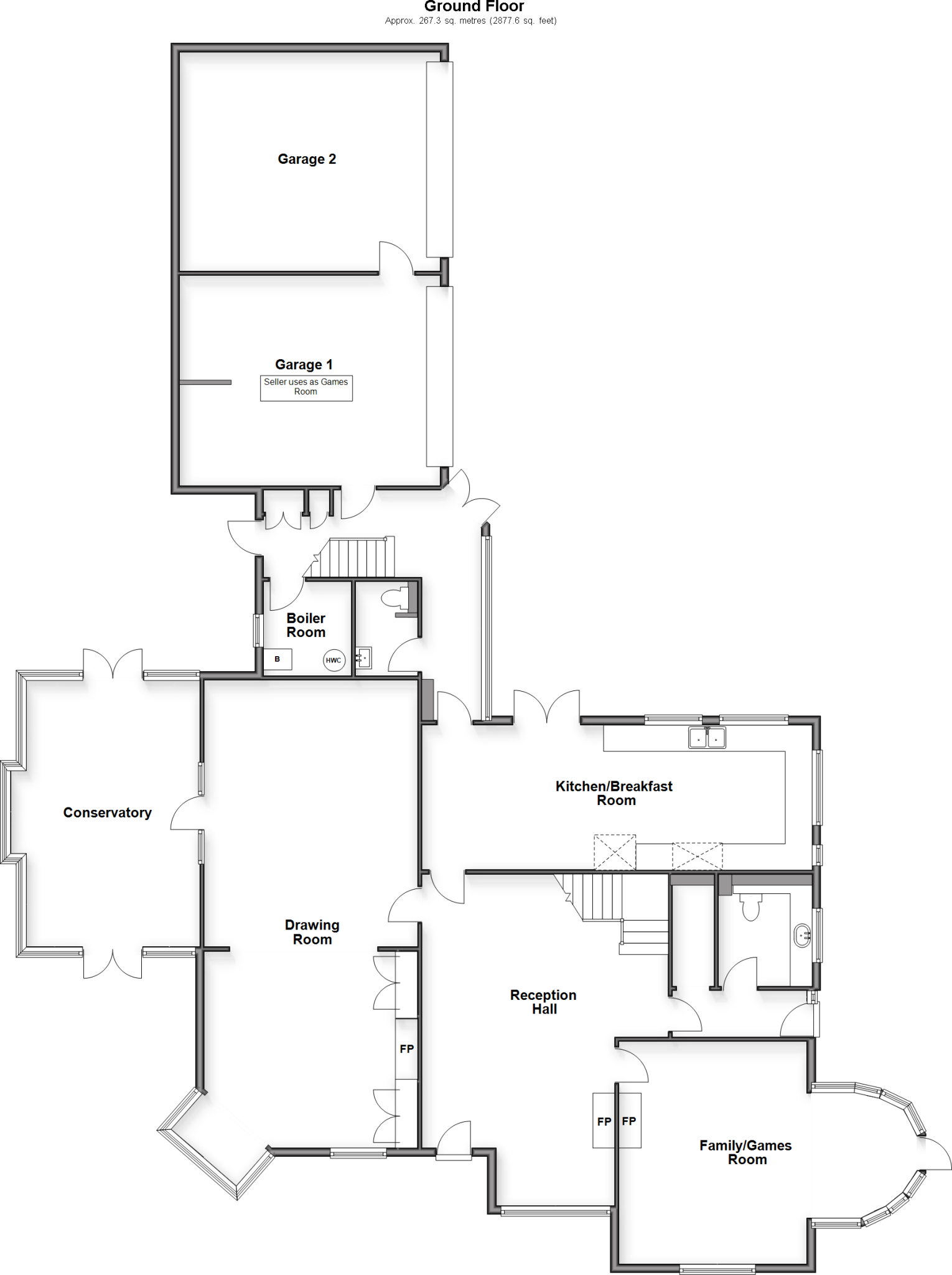 Ashurst Road, Ashurst, Tunbridge Wells, East Sussex floorplan