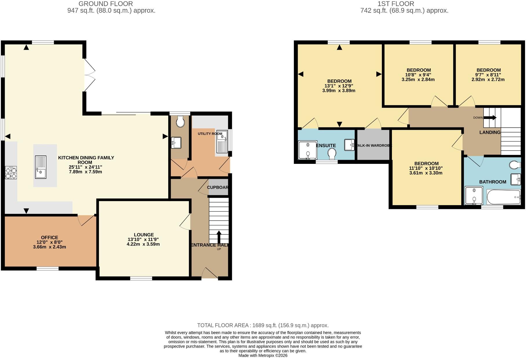 Oak Road, TIPTREE floorplan