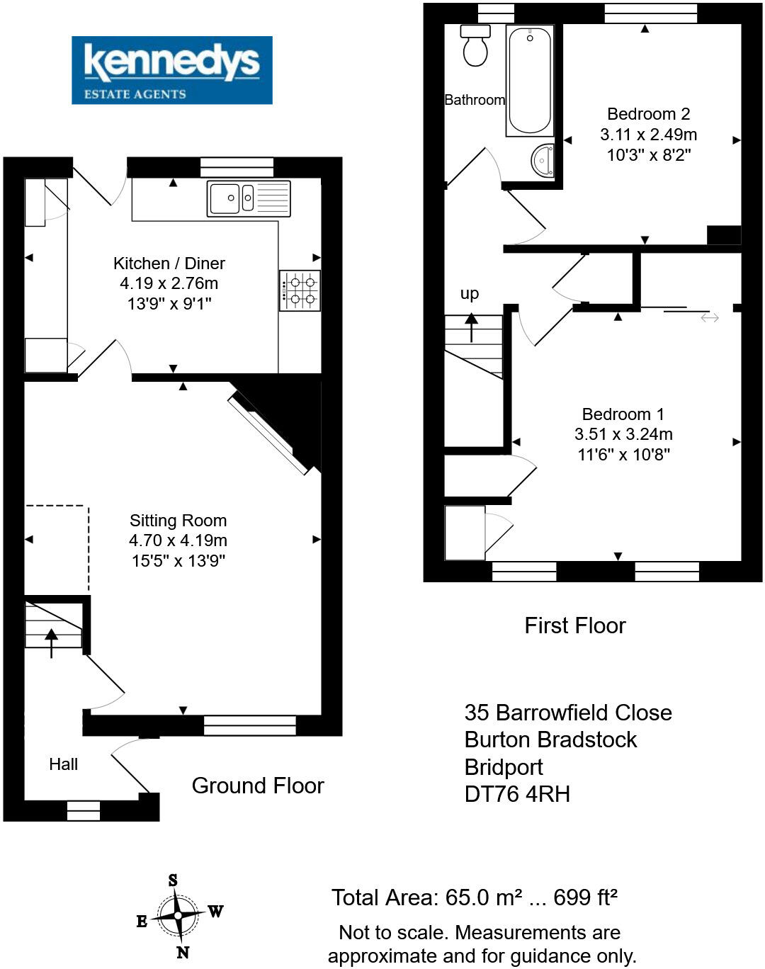 Barrowfield Close, Burton Bradstock, Bridport, DT6 floorplan