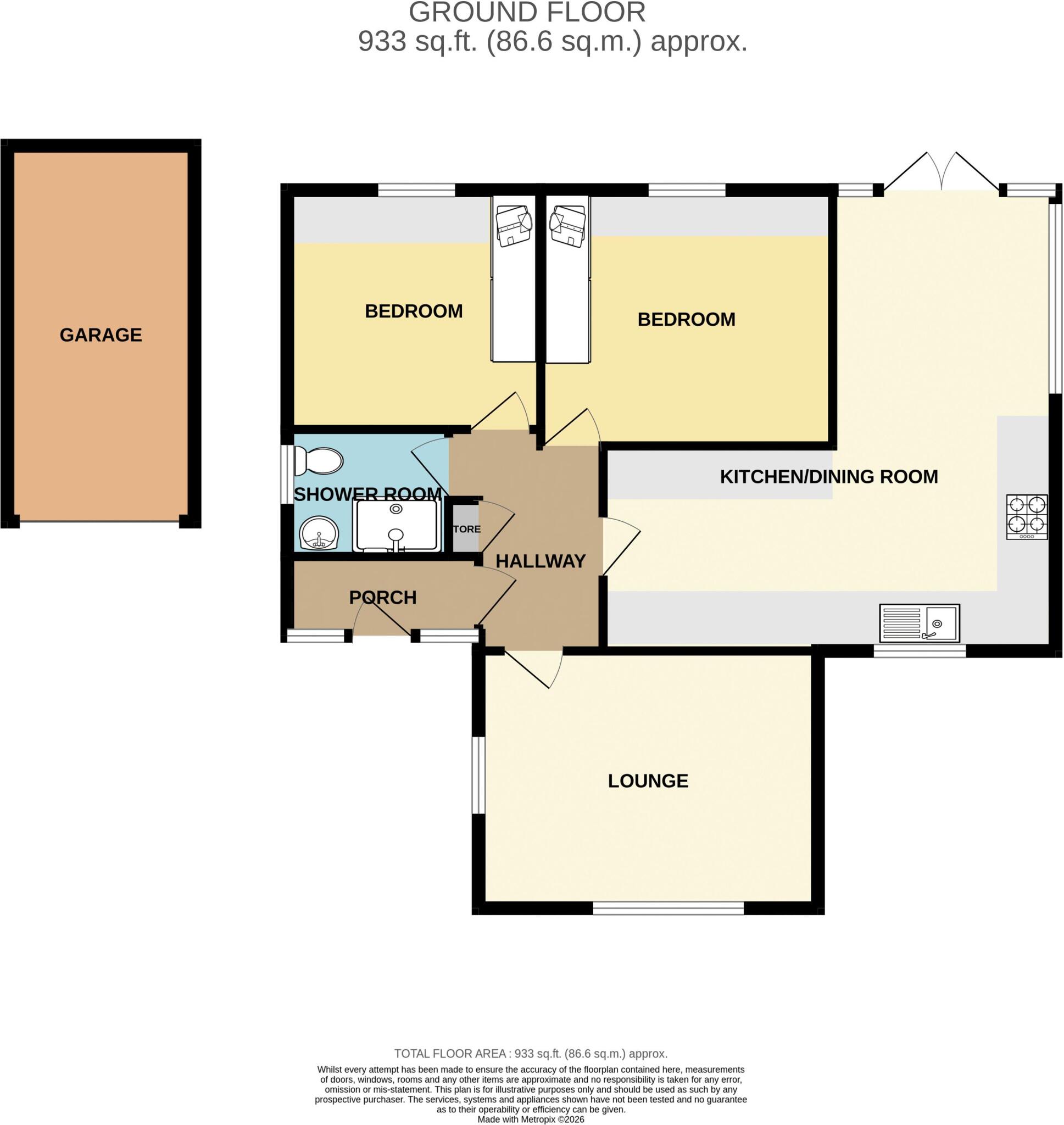 High Meadows, Romiley floorplan