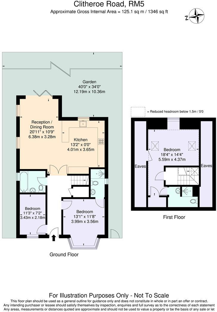 Clitheroe Road, COLLIER ROW, RM5 floorplan