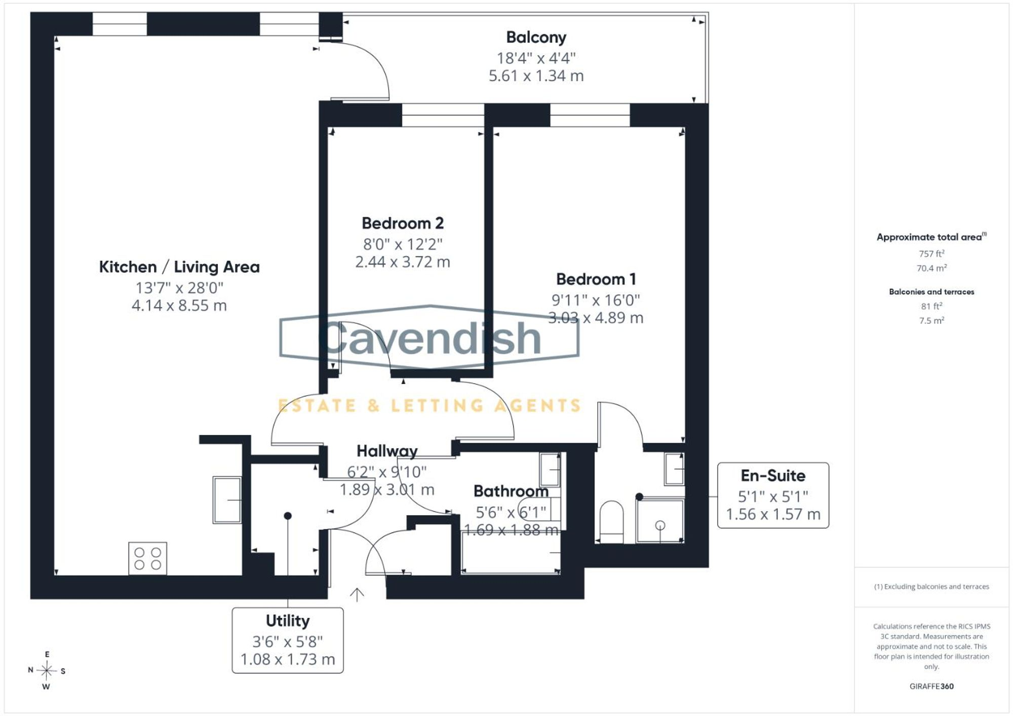 Queens Road, Chester, CH1 floorplan