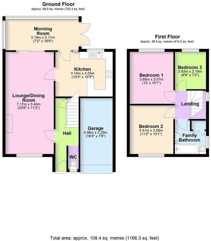 Reedsmere Walk, Comberbach, Northwich floorplan