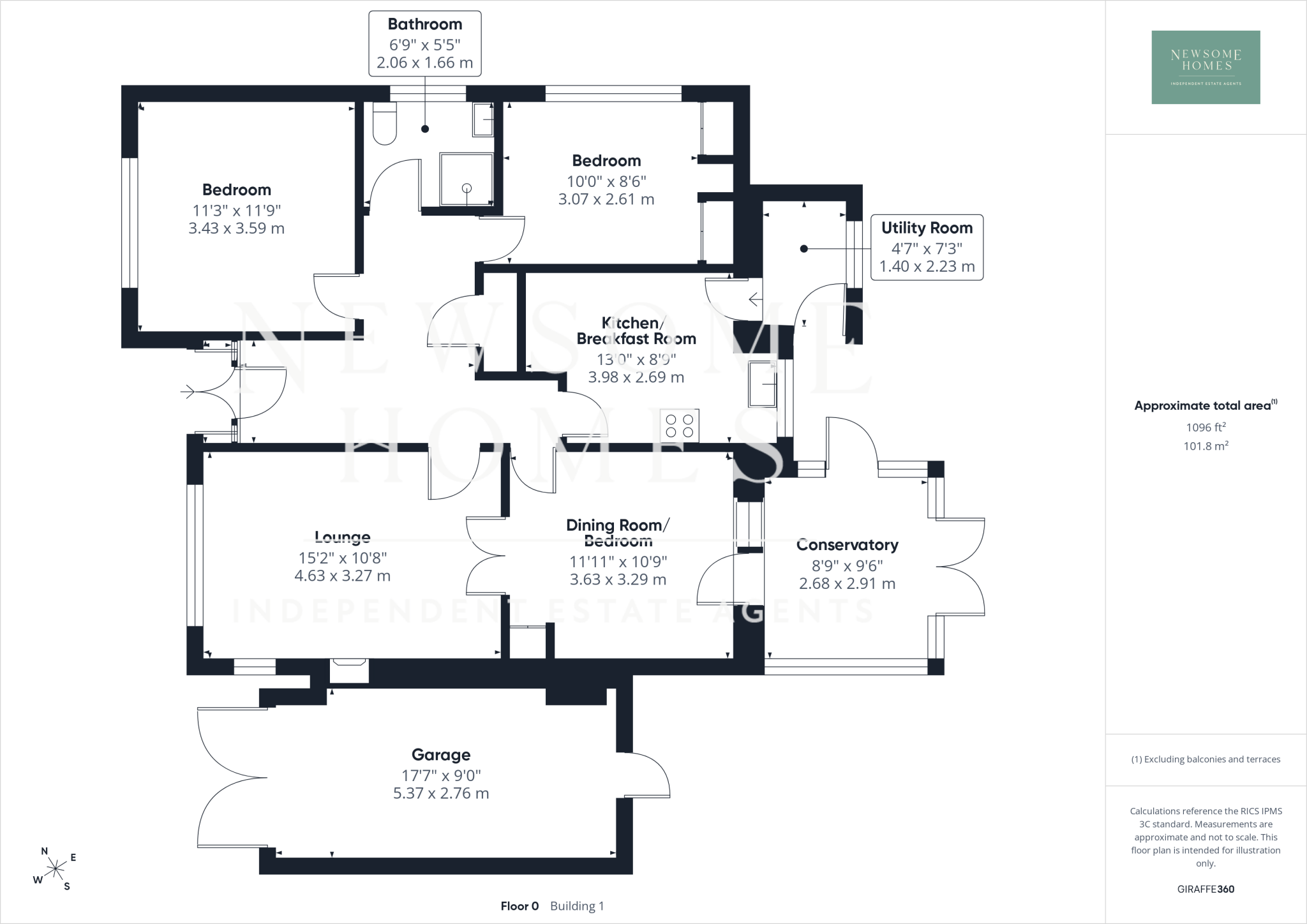  Manor Park, Sychdyn floorplan