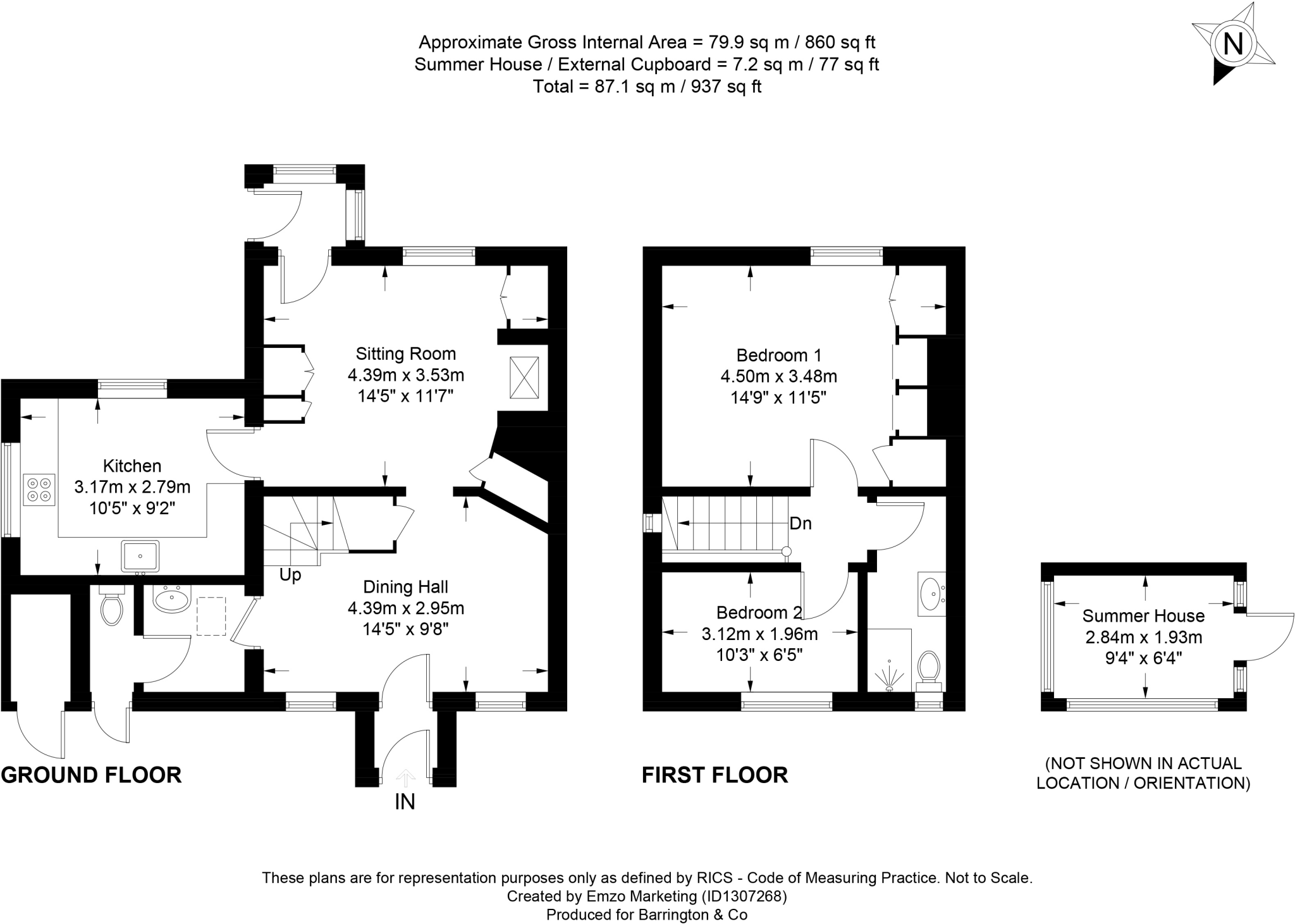 Tillington, West Sussex floorplan