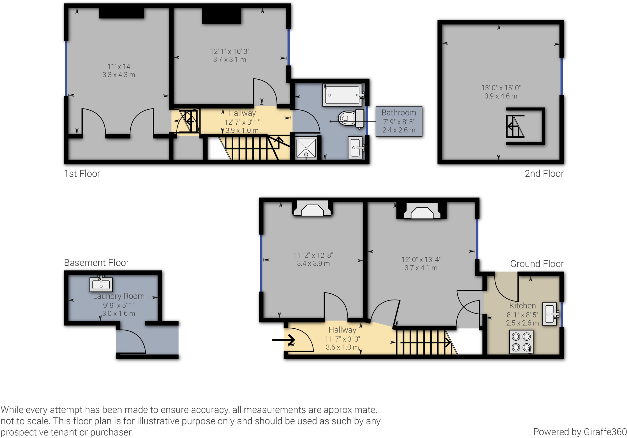 New Queen Street, Chesterfield floorplan