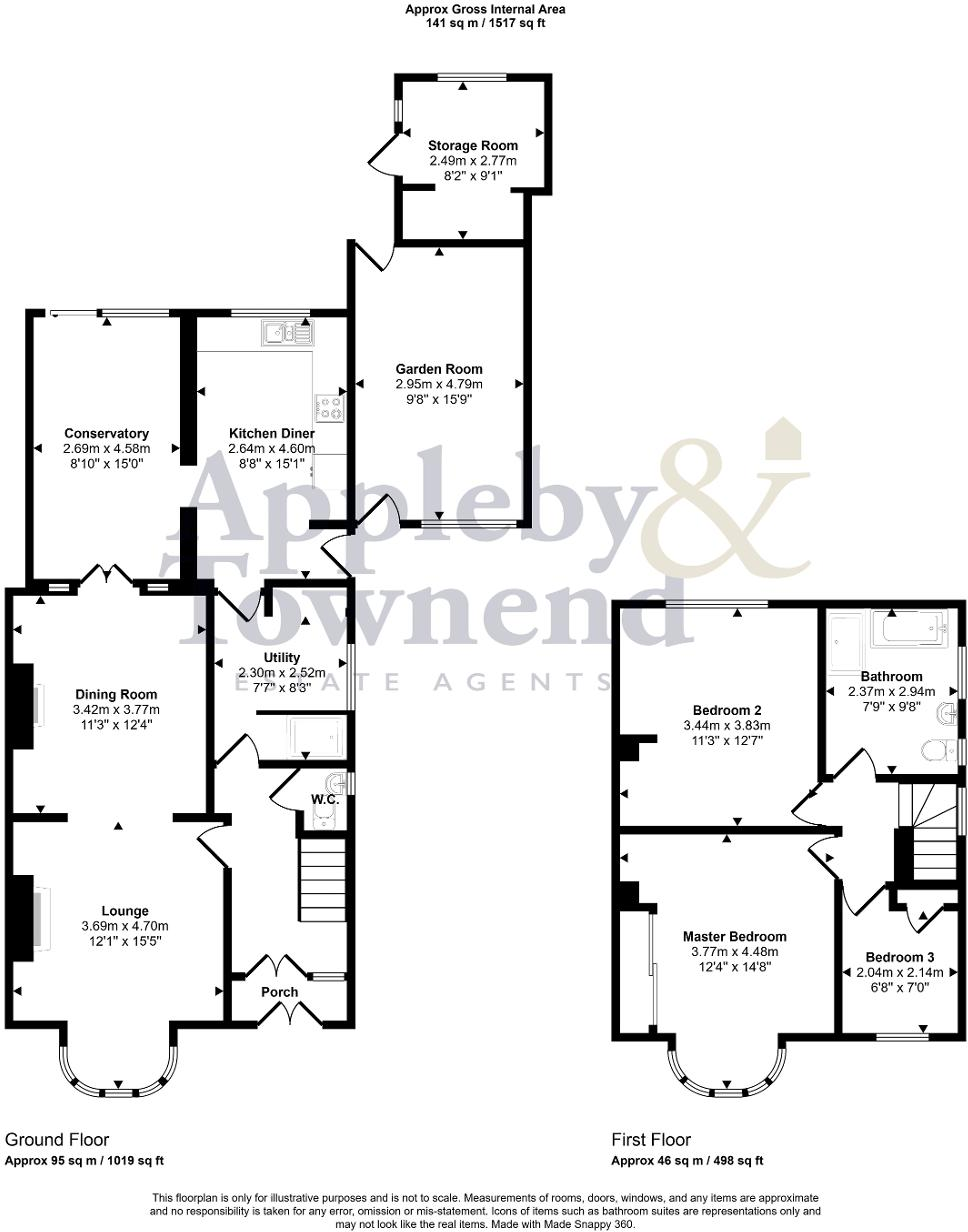 Carisbrook Crescent, Trowbridge, Wiltshire, BA14 7PA floorplan