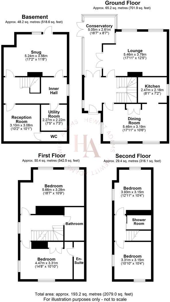 The Mount, Heswall, Wirral floorplan