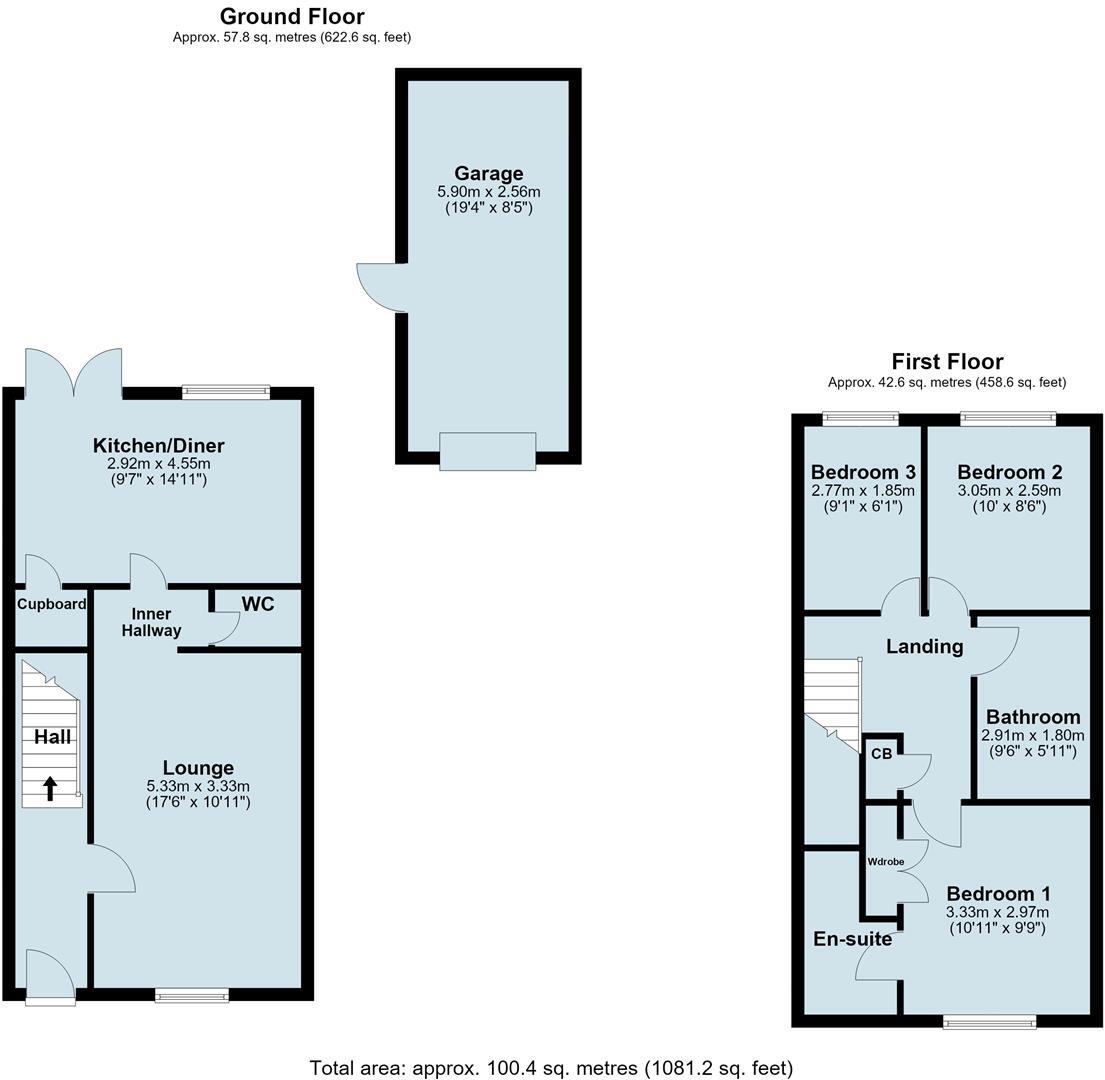 Thompson Close, Northampton, NN5 floorplan