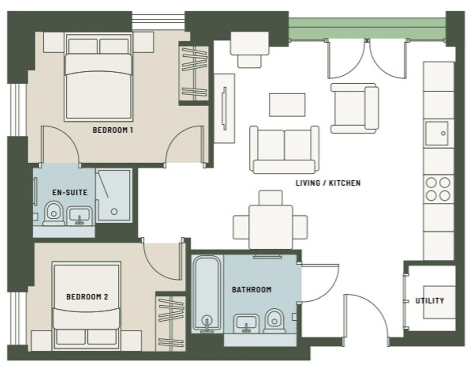 Podium, 101 Talbot Road, M16 floorplan