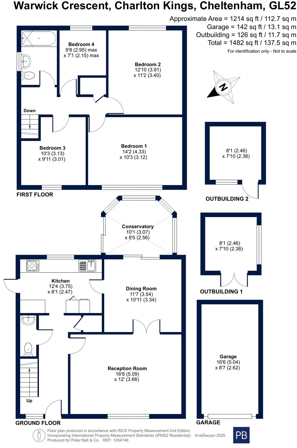 Warwick Crescent, Charlton Kings, Cheltenham floorplan