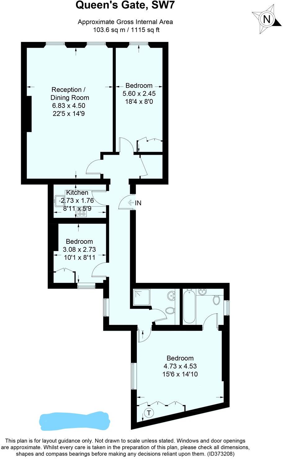 Queens Gate, Kensington, London, SW7 floorplan