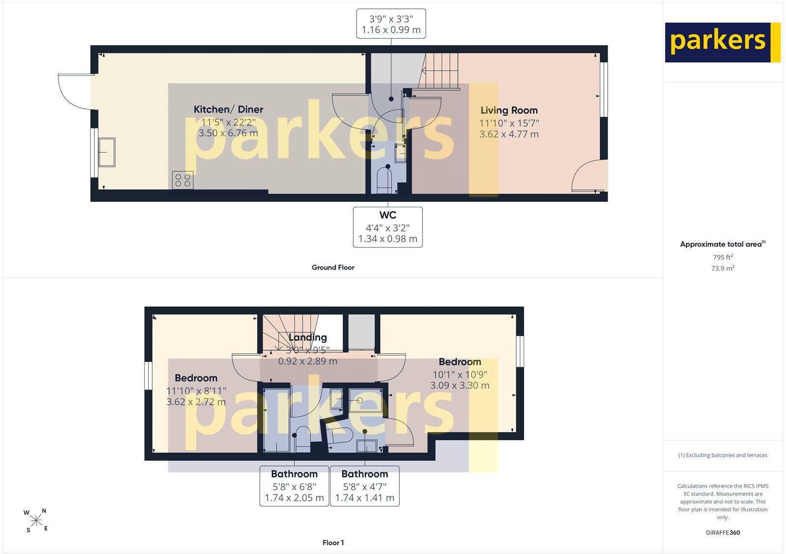 Maiden Place, Lower Earley, Reading, Berkshire, RG6 floorplan
