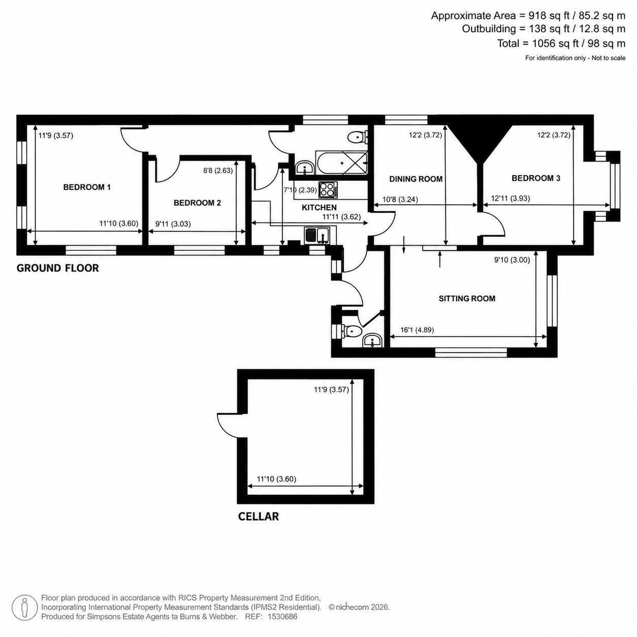 Church Street, Rudgwick, RH12 floorplan