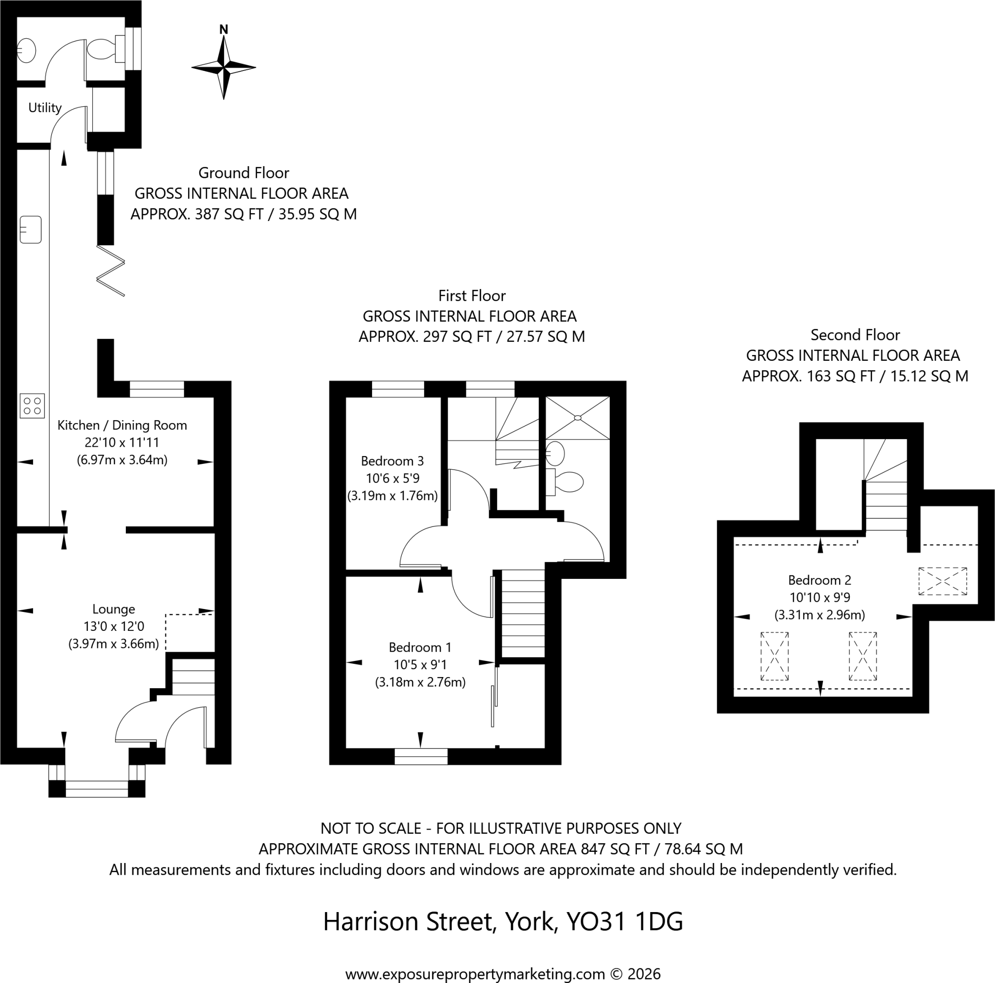 Harrison Street, York, North Yorkshire, YO31 floorplan
