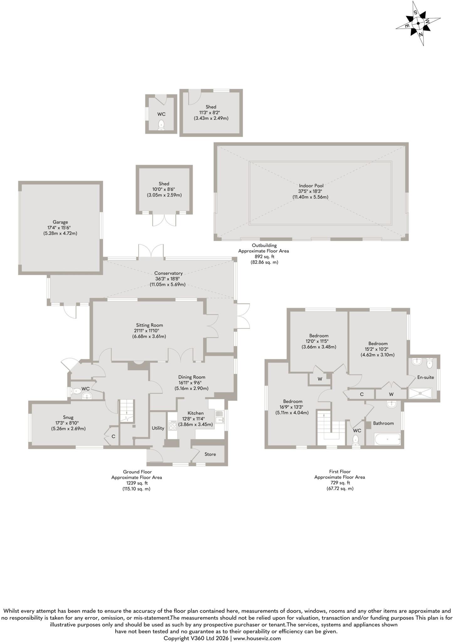 Spacious Detached Home with West Facing Garden in Hunstanton floorplan