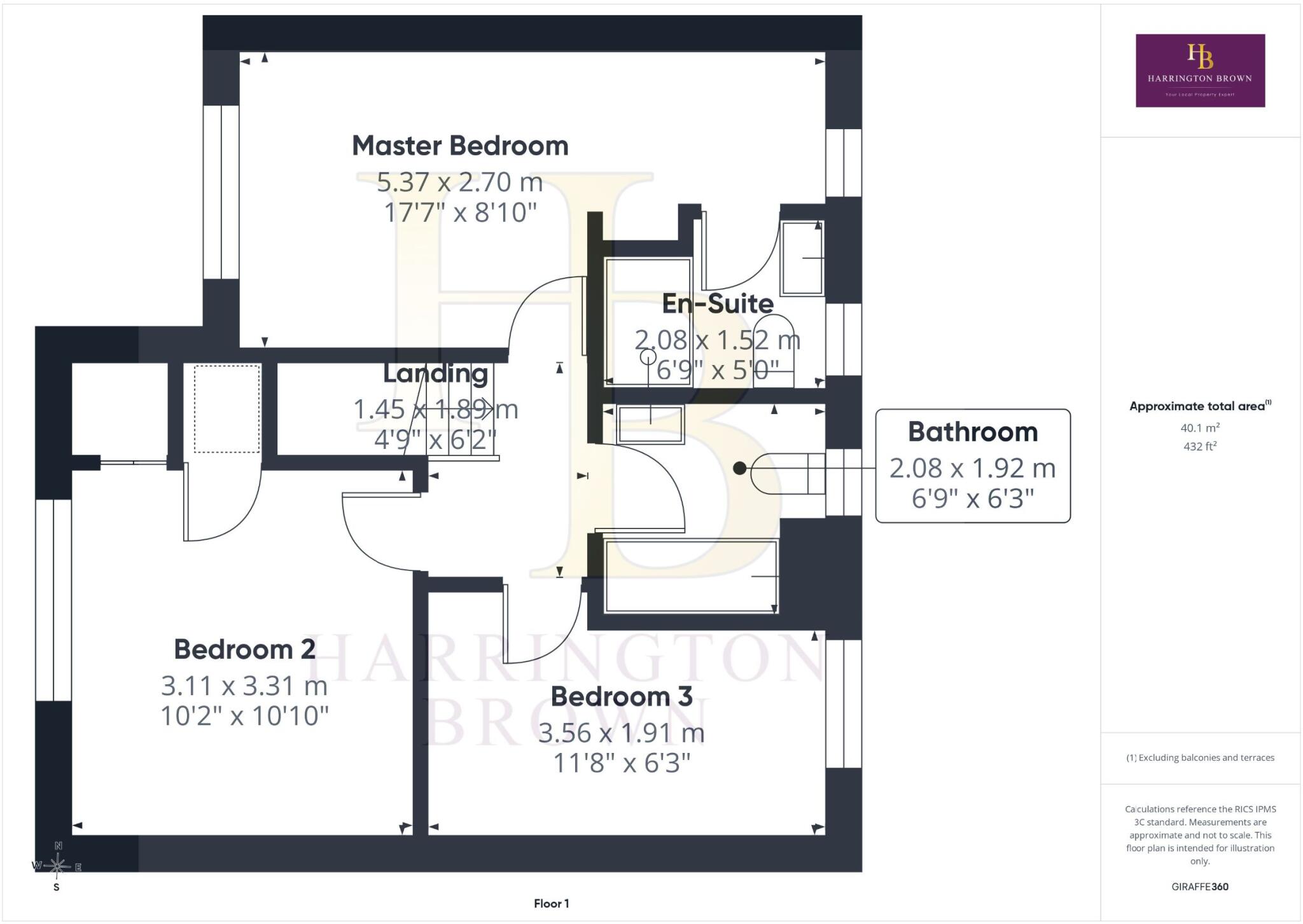 Arkless Grove, Consett floorplan