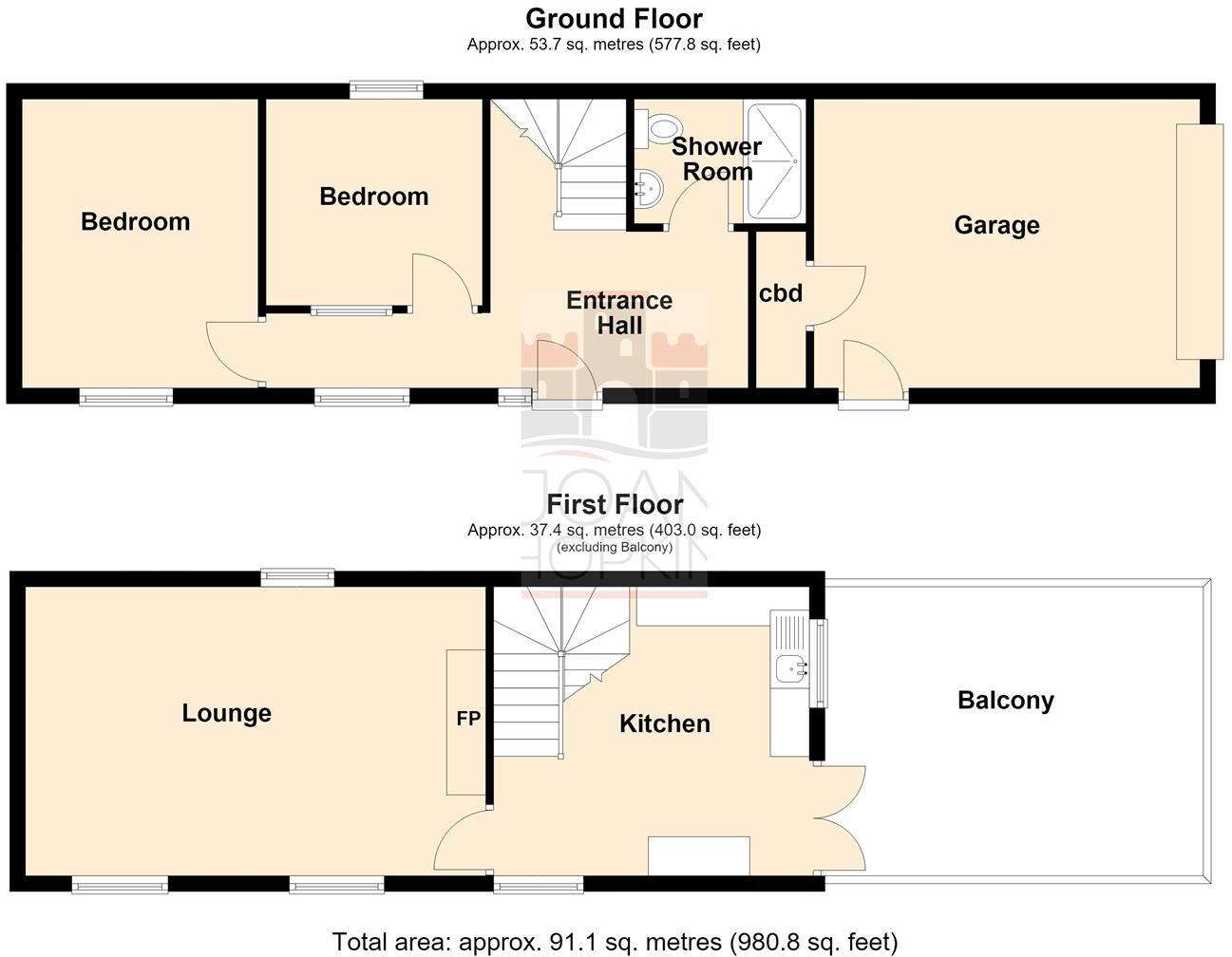 Rating Row, Beaumaris floorplan