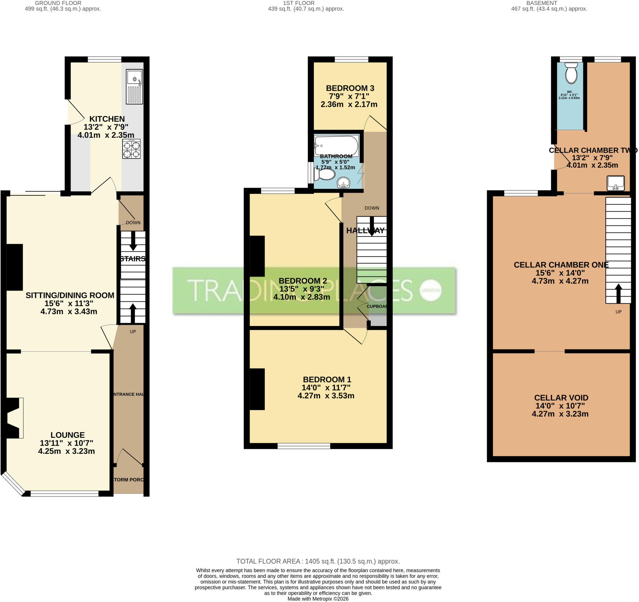Hereford Grove, Urmston, M41 floorplan
