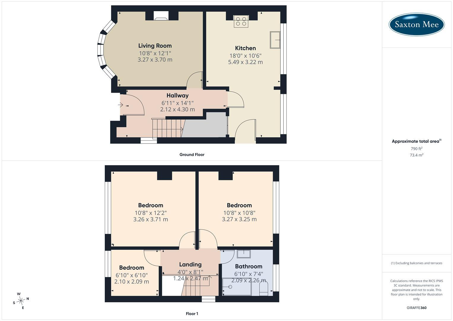 Robert Close Unstone, Dronfield, S18 4DJ floorplan