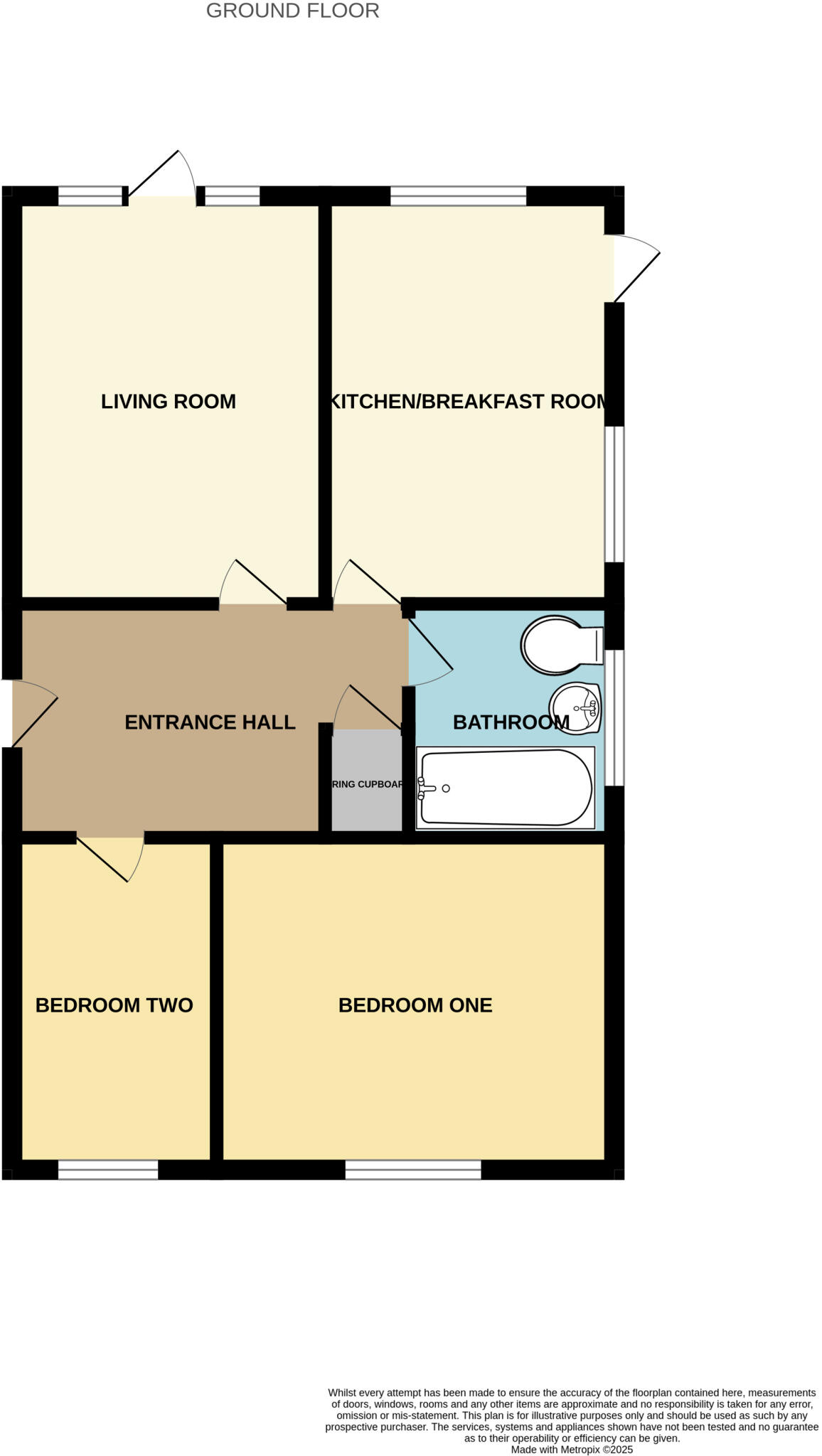 Darley Dale Crescent, Grantham floorplan
