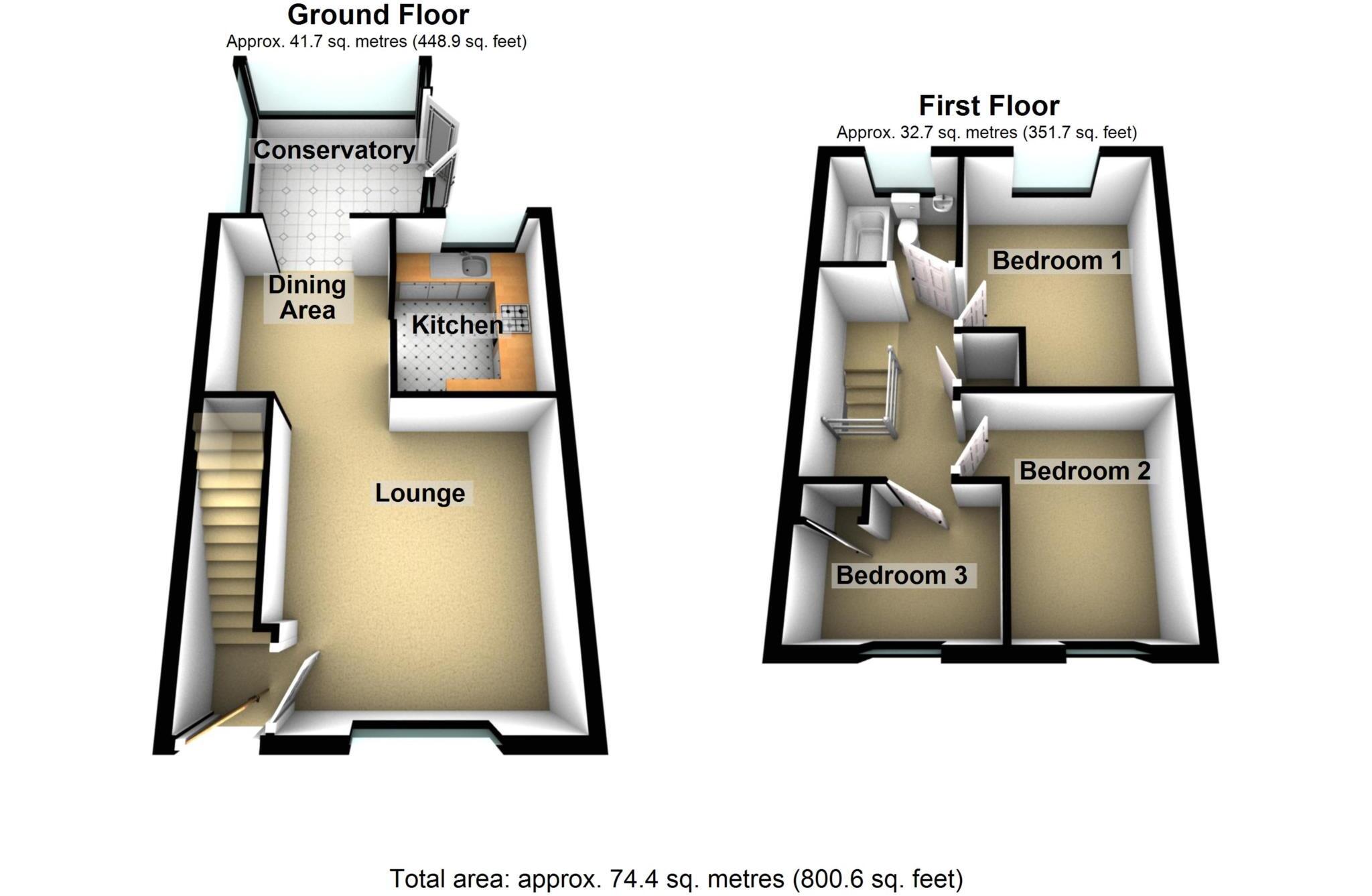 Greenhaven Drive, Thamesmead  ** VIDEO & 3D FLOORPLAN AVAILABLE ** floorplan