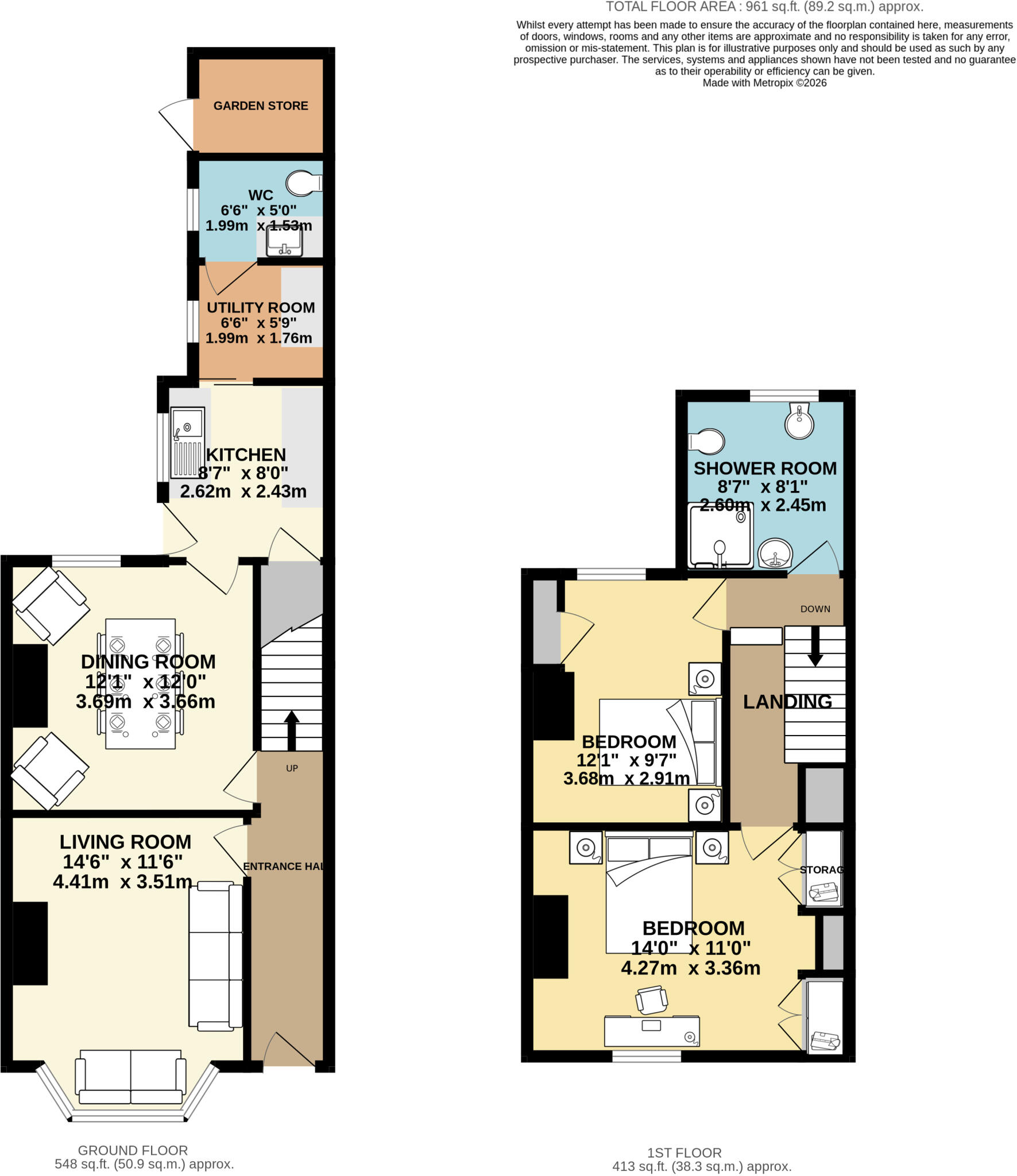 80 Boundary Road, Carlisle, Cumbria floorplan