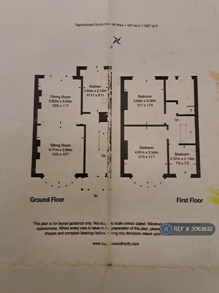Priory Crescent, Sutton, SM3 floorplan