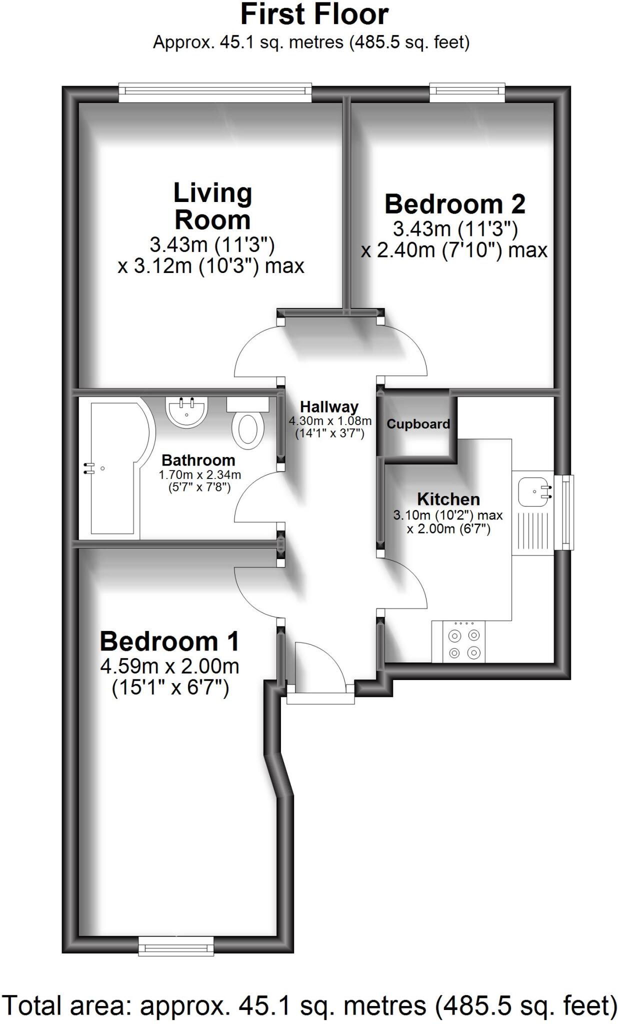 Lion Mews, Framfield Road, TN22 floorplan