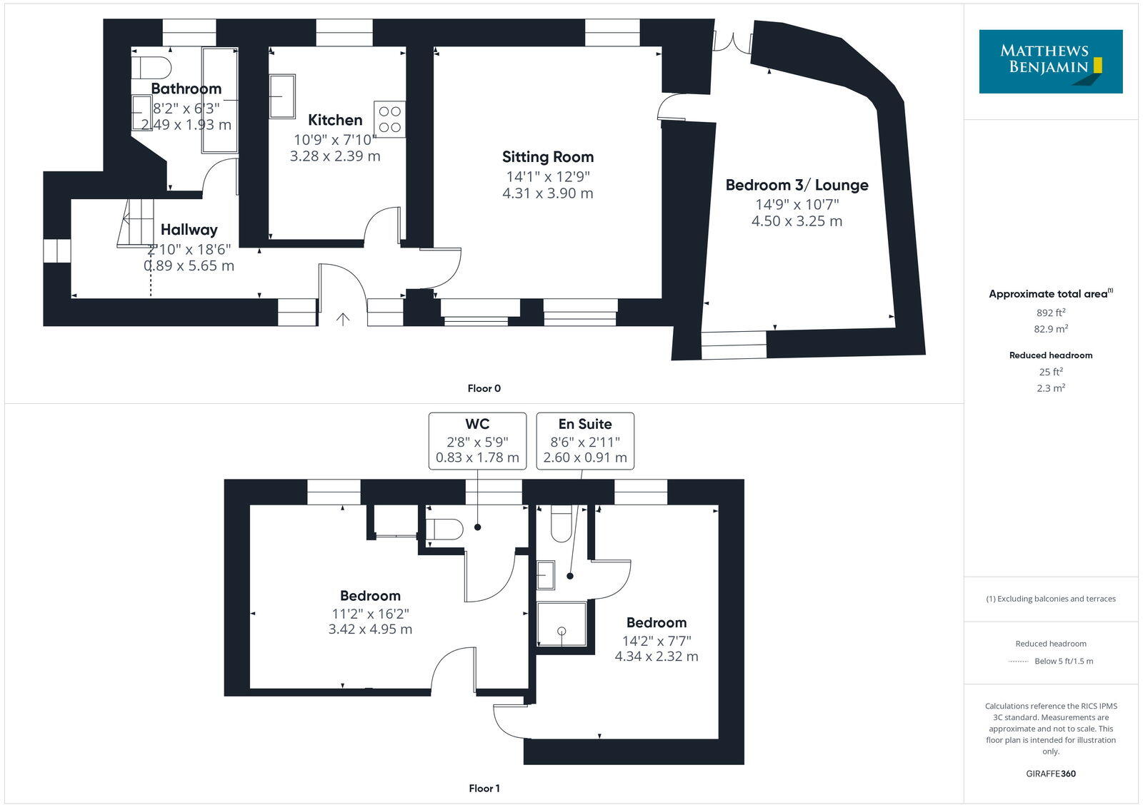 Bridge Cottage Stock Lane Grasmere LA22 9SN floorplan
