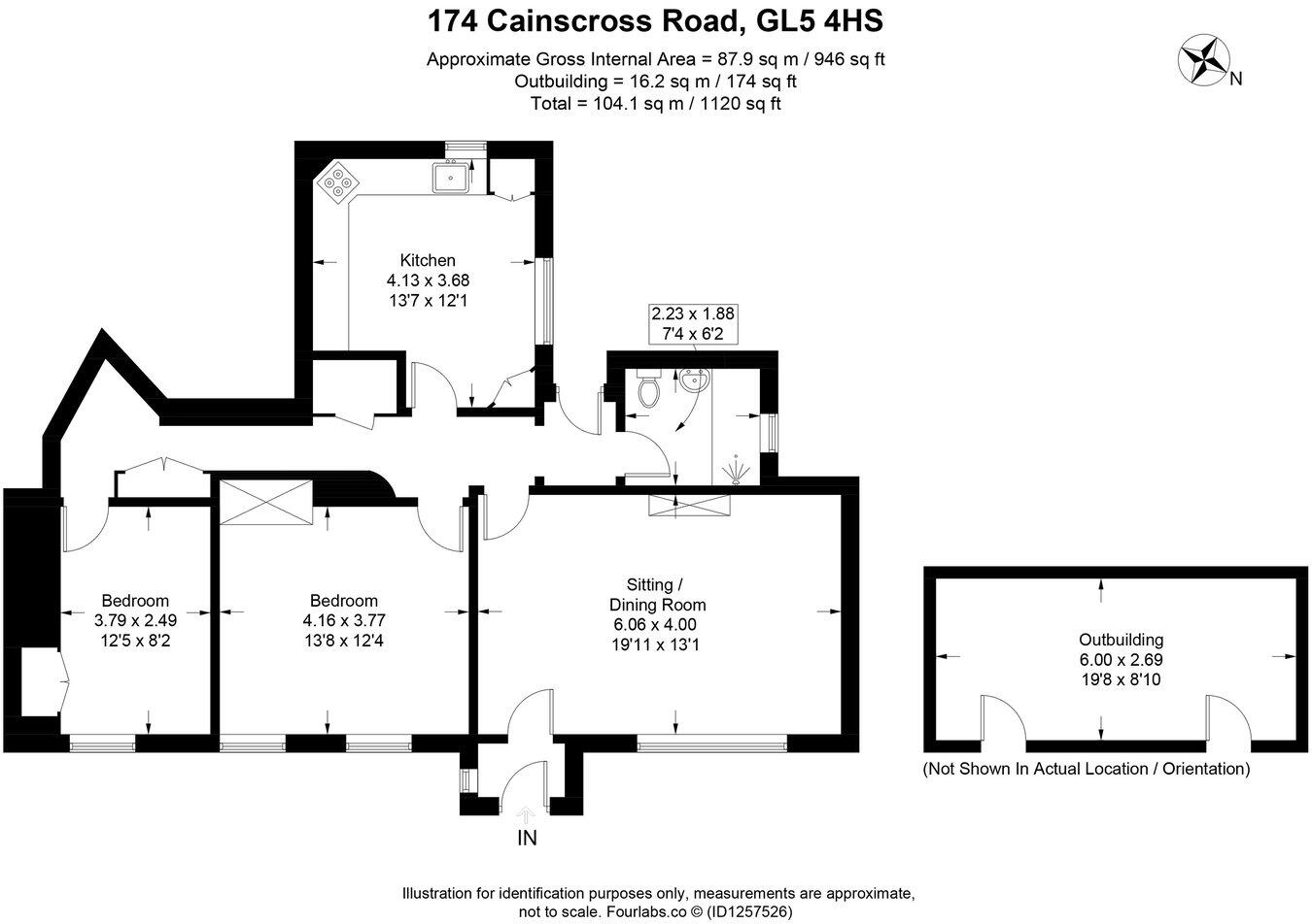 Cainscross Road, Stroud, GL5 floorplan