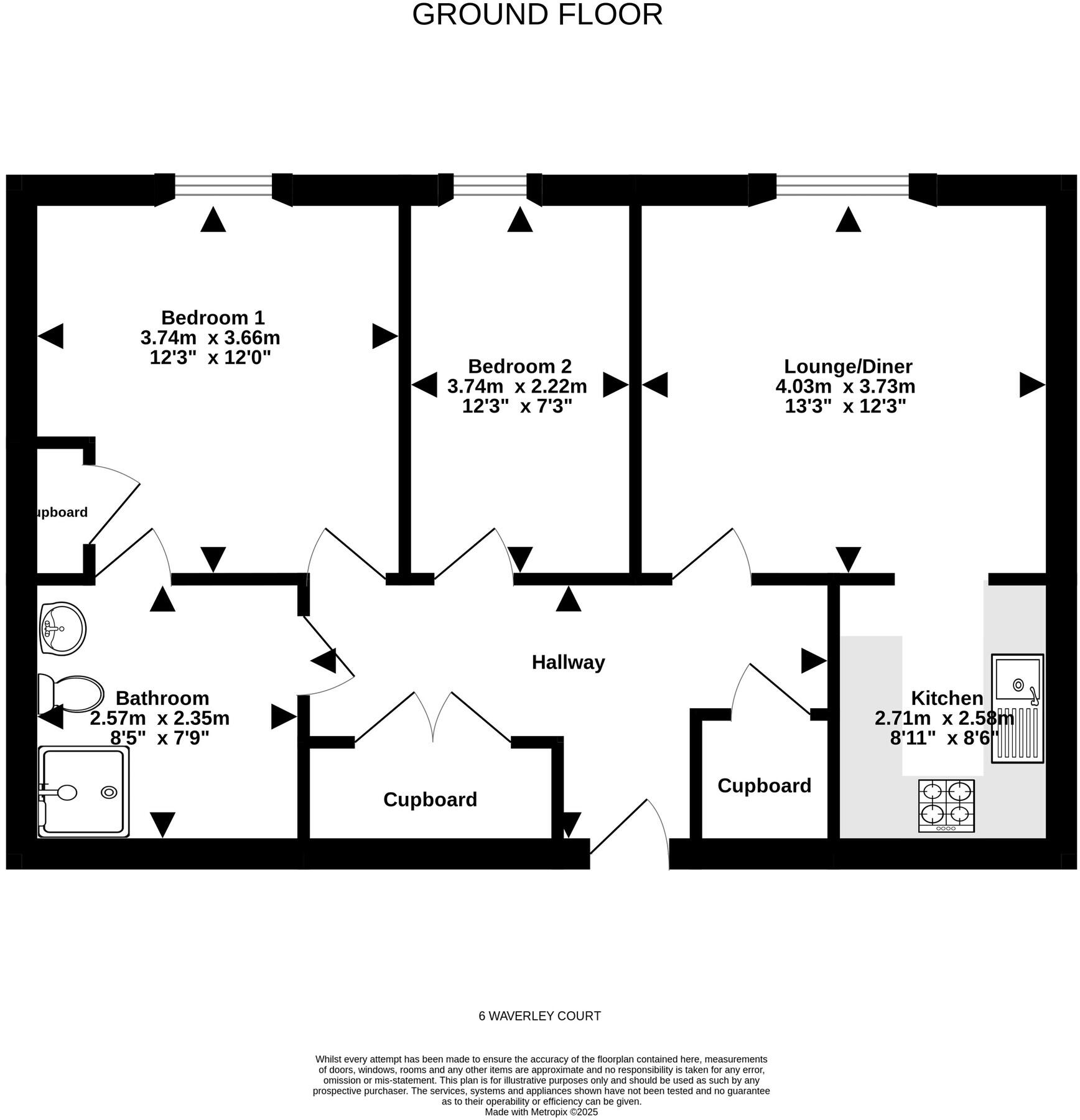 Waverley Court, Portishead floorplan
