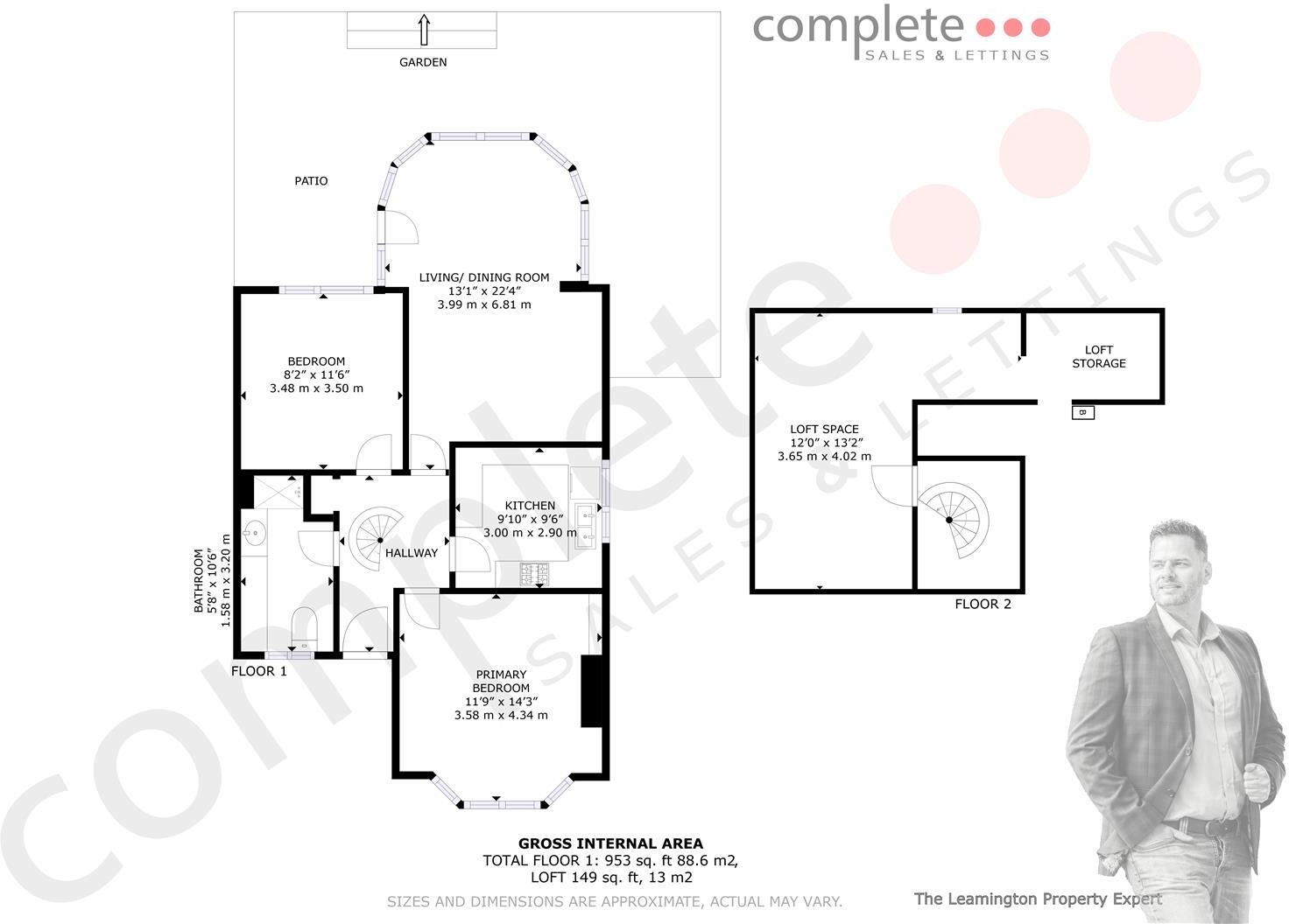 Roxburgh Croft, Leamington Spa floorplan