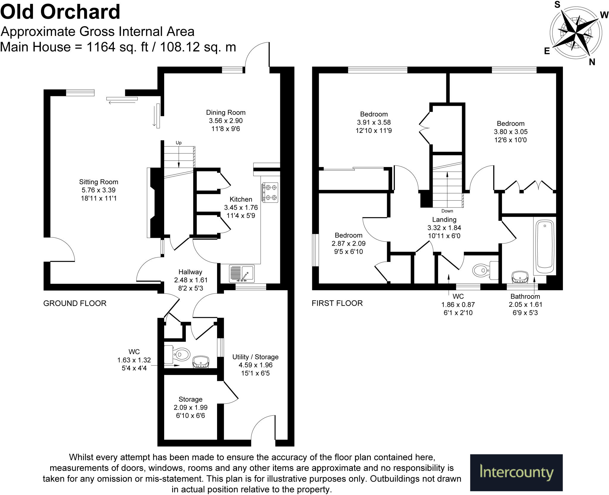 Old Orchard, Harlow, Essex, CM18 floorplan