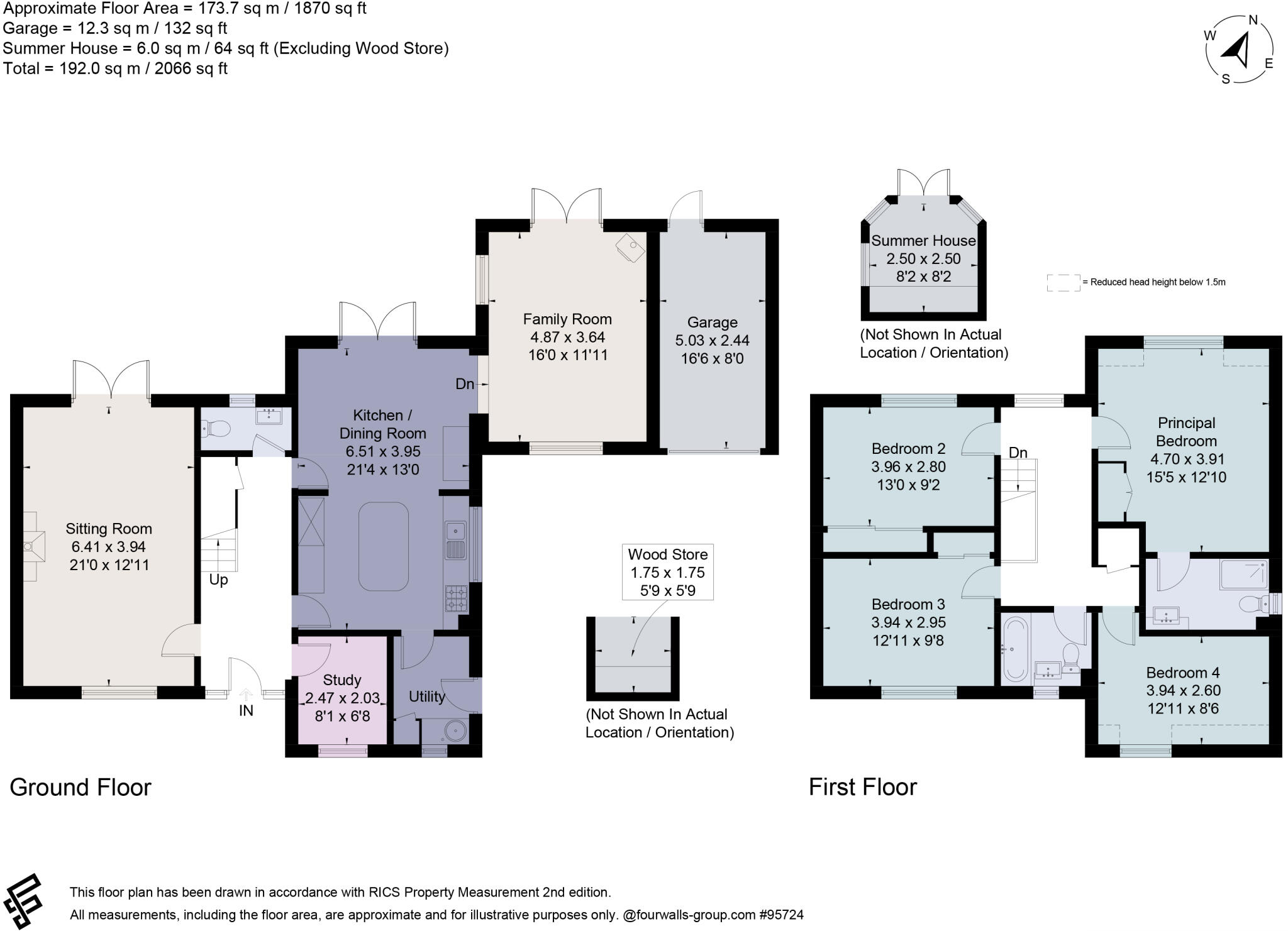 Monxton, Andover, Hampshire, SP11 floorplan