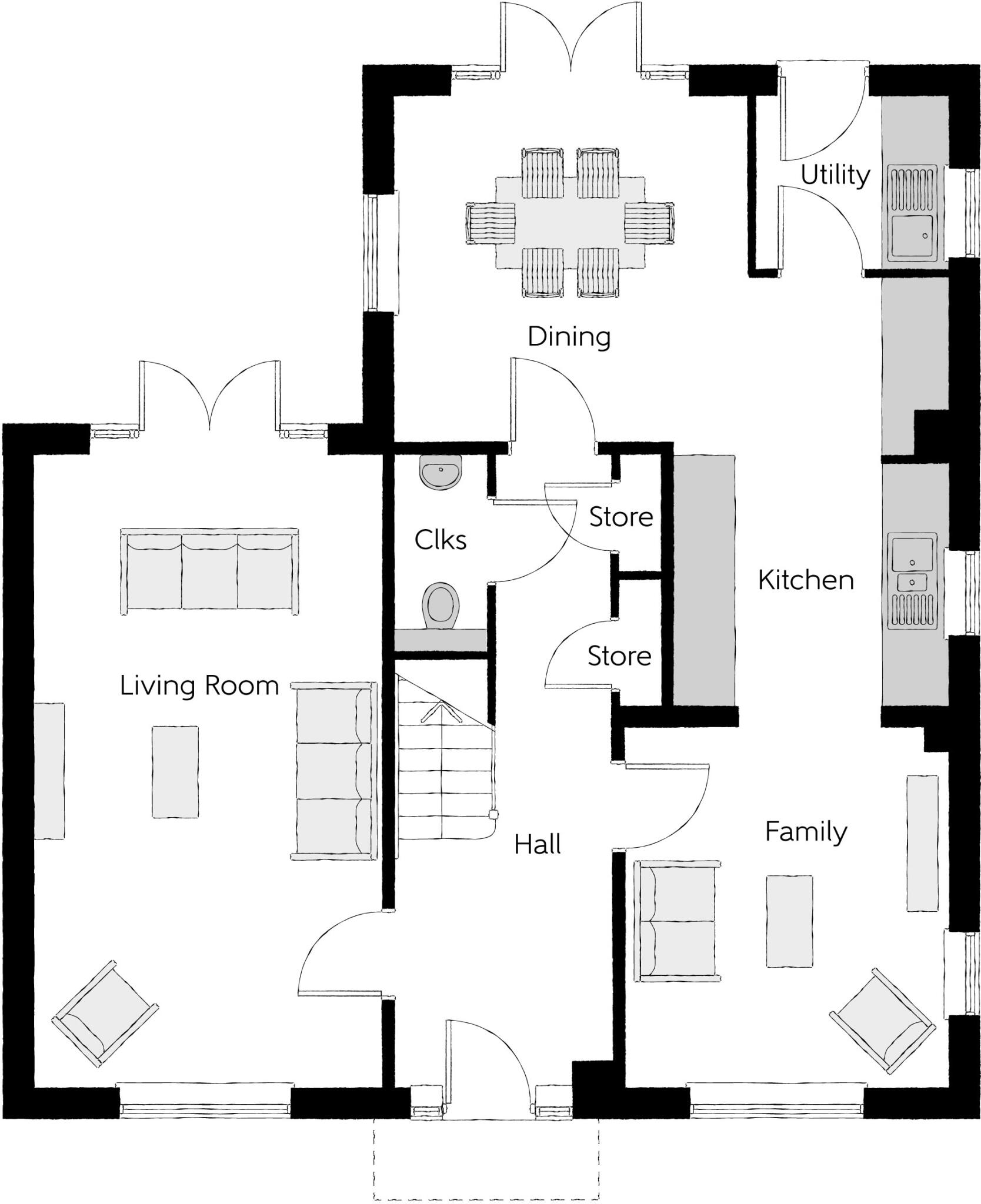 Longframlington,
NE65 8DR floorplan