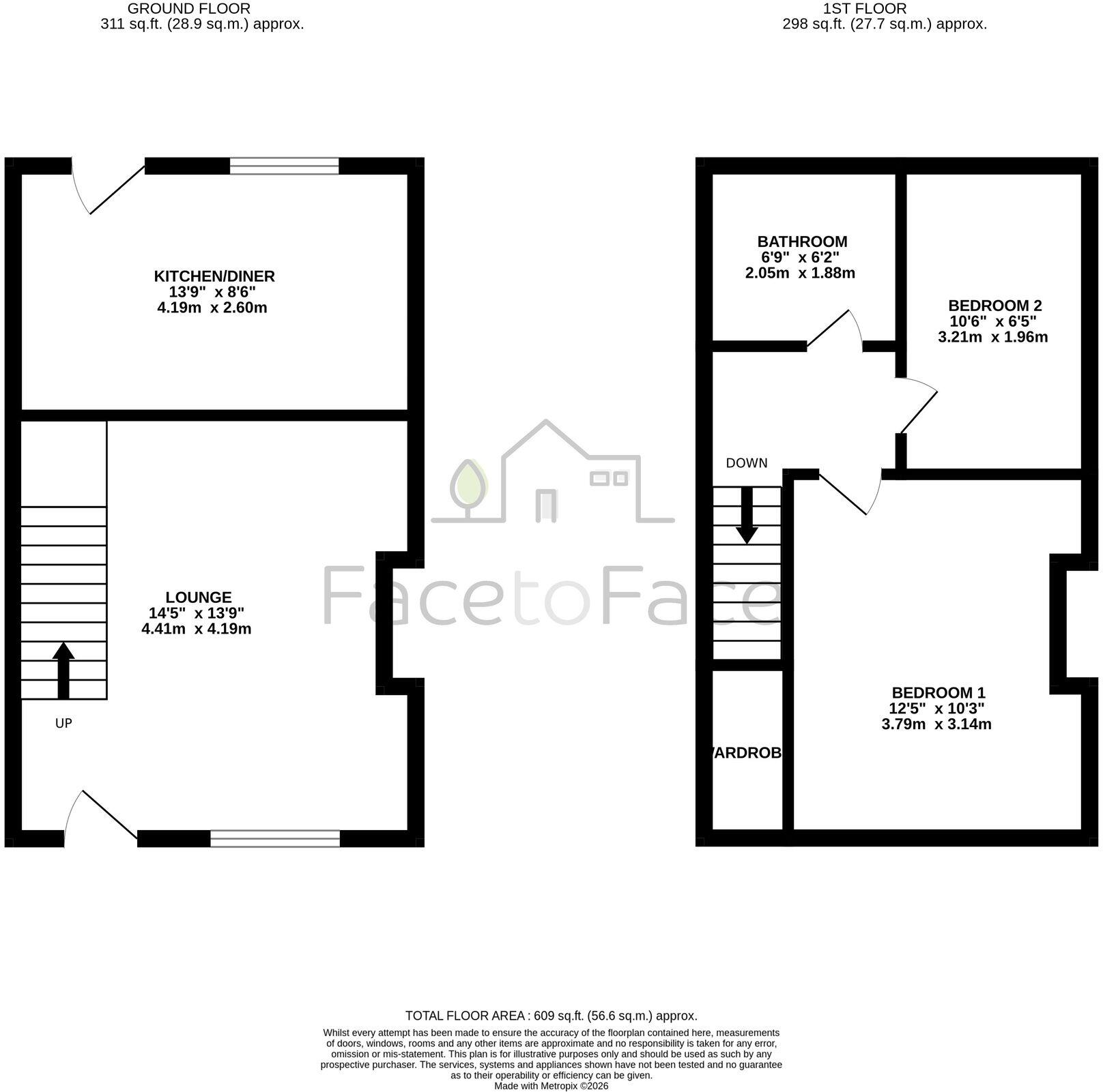 Princess Street, Whitworth, OL12 floorplan