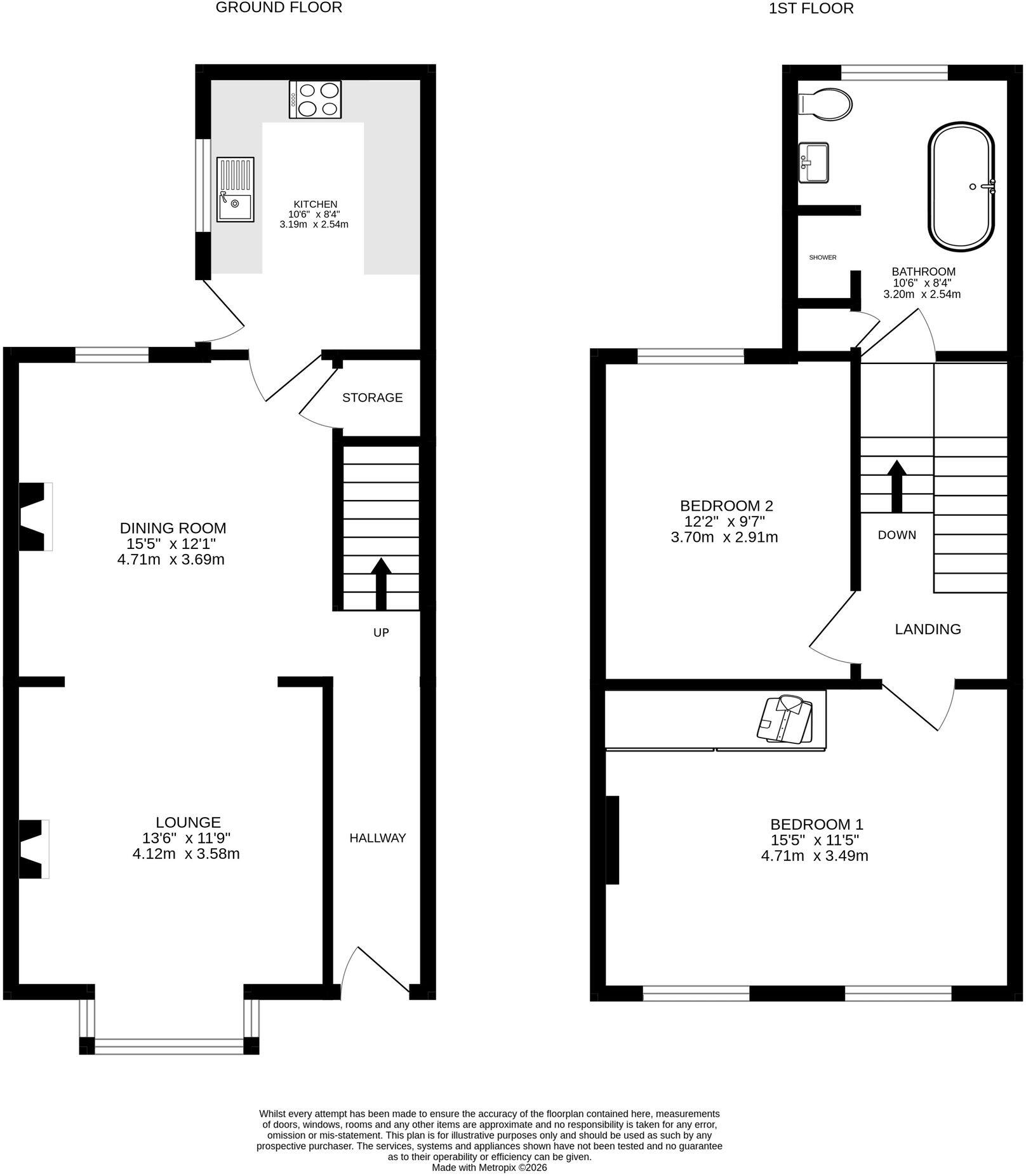 Upper Hill Street, Hakin, SA73 floorplan