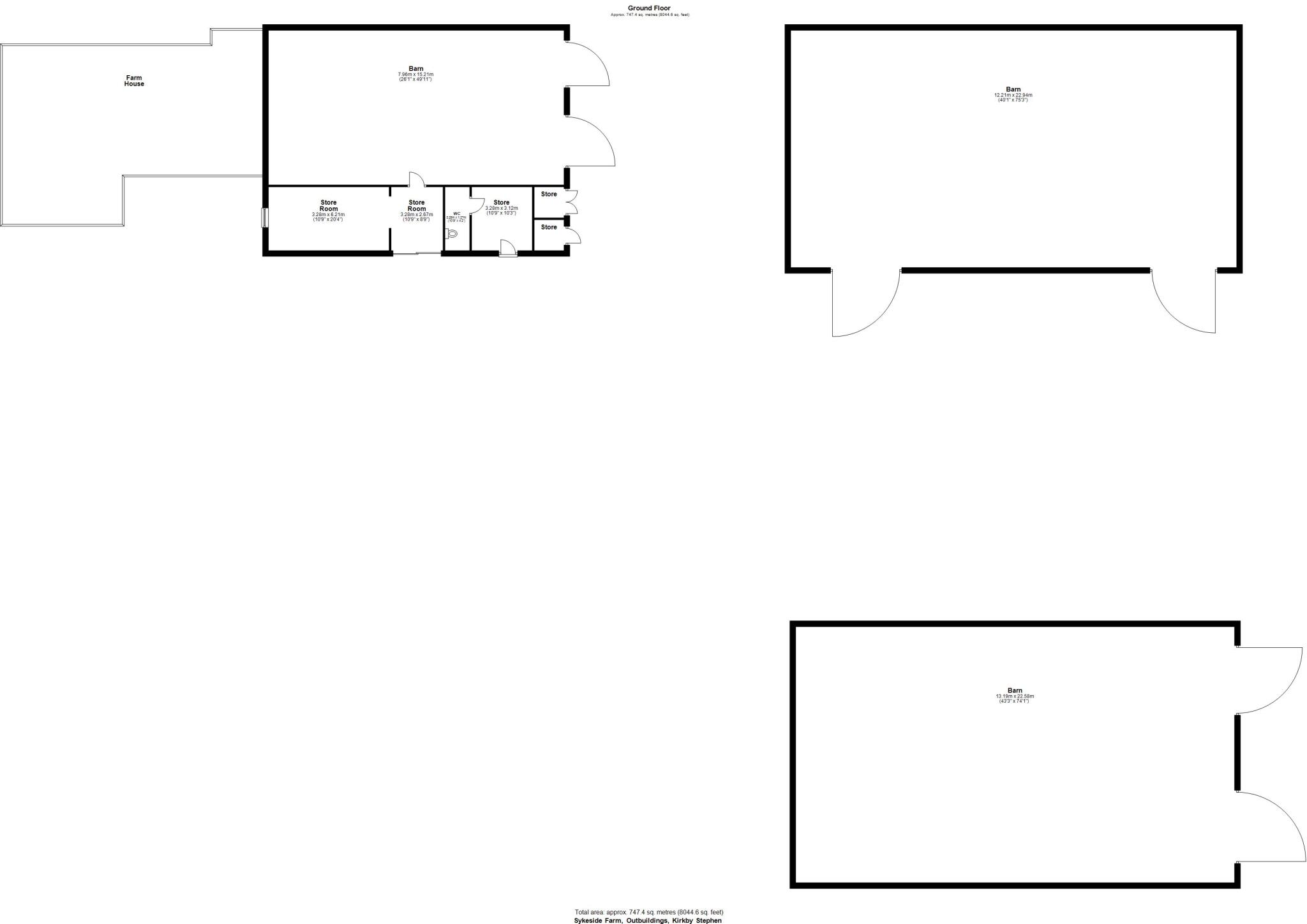 Syke Side Farm, Soulby, Kirkby Stephen, Cumbria, CA17 floorplan