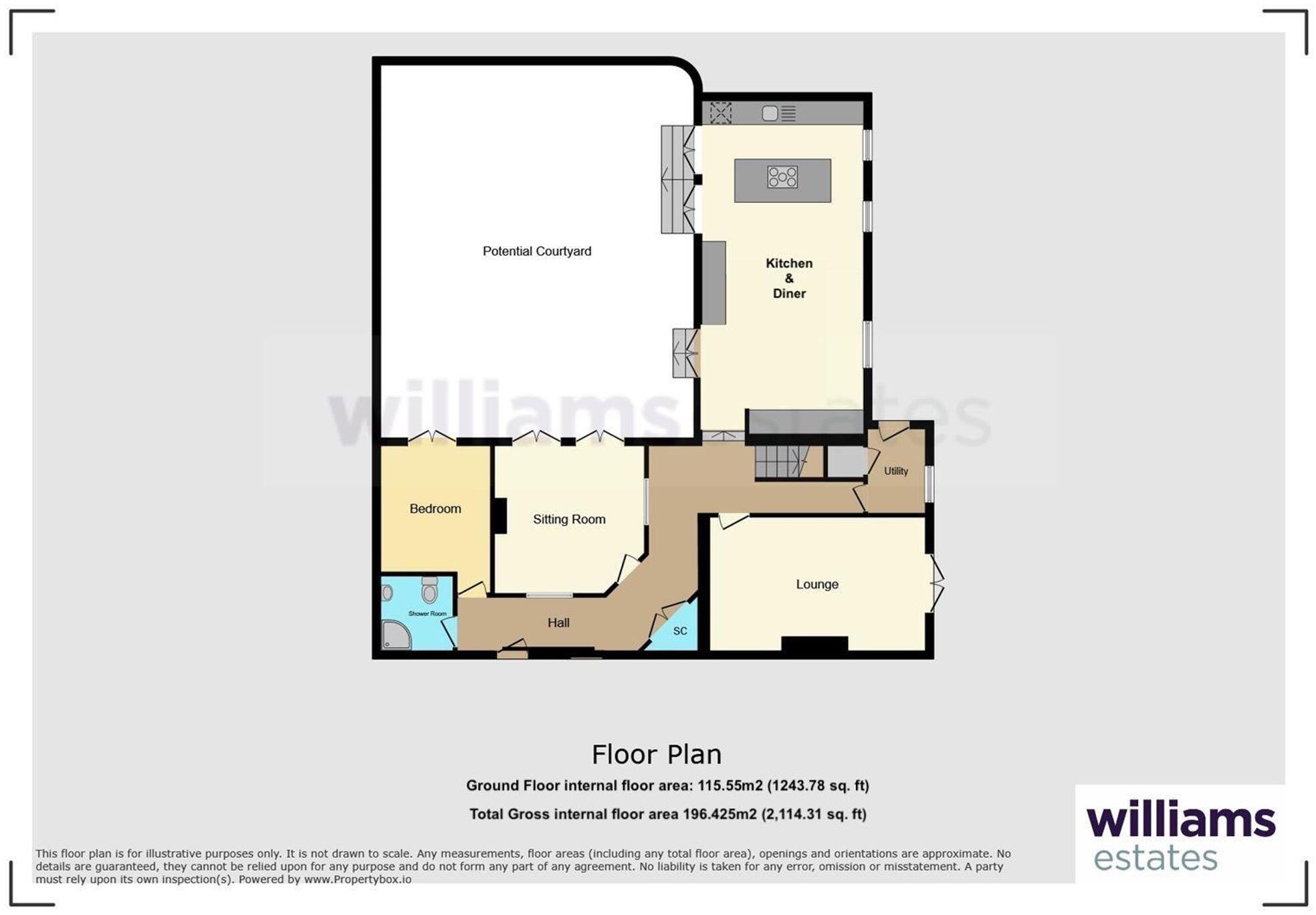 Bodfari, Ty Isaf, LL16 floorplan