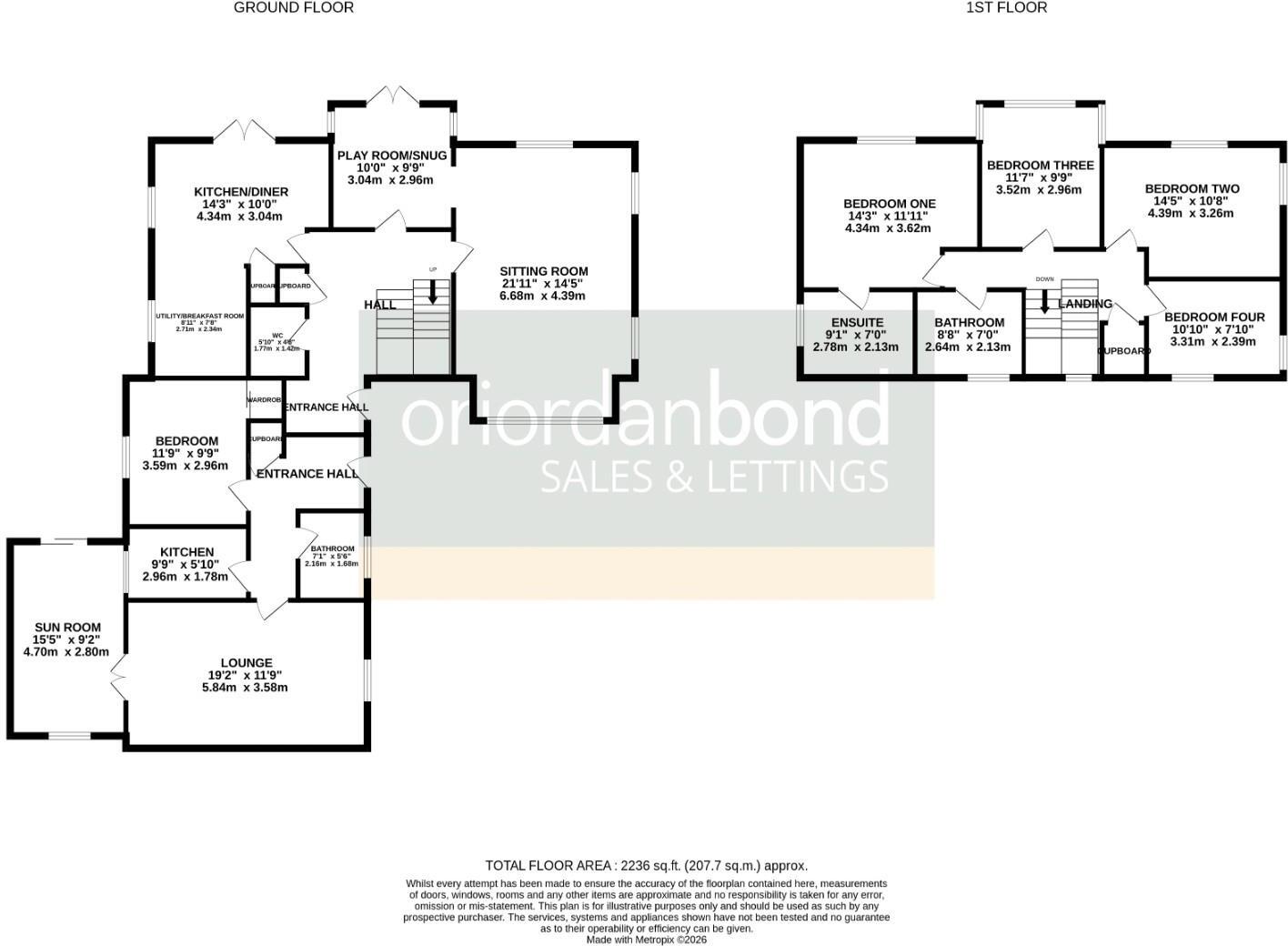 Rowlandson Close, Weston Favell Village, Northampton NN3 floorplan
