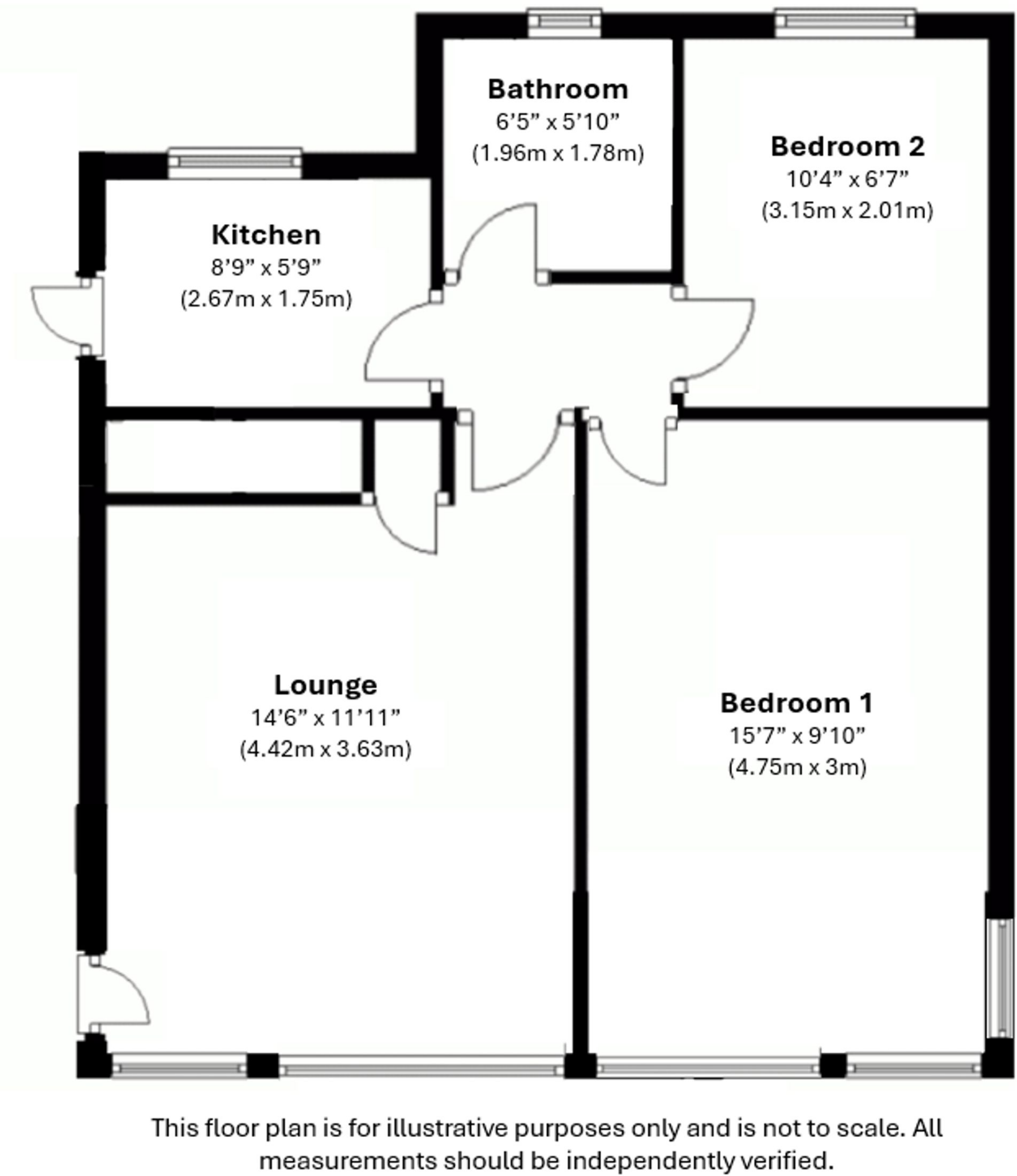 Stanmer Avenue, Saltdean, BN2 8QL floorplan
